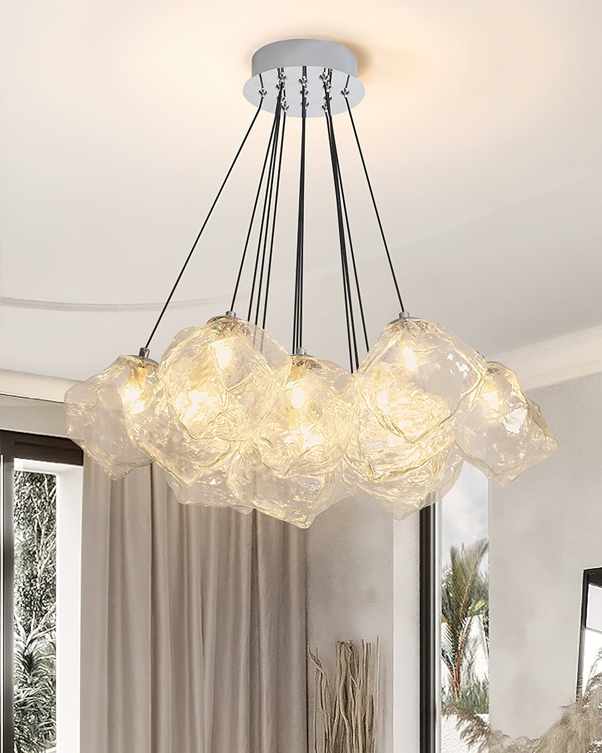 Velarian Chandelier Ice Sparkling
