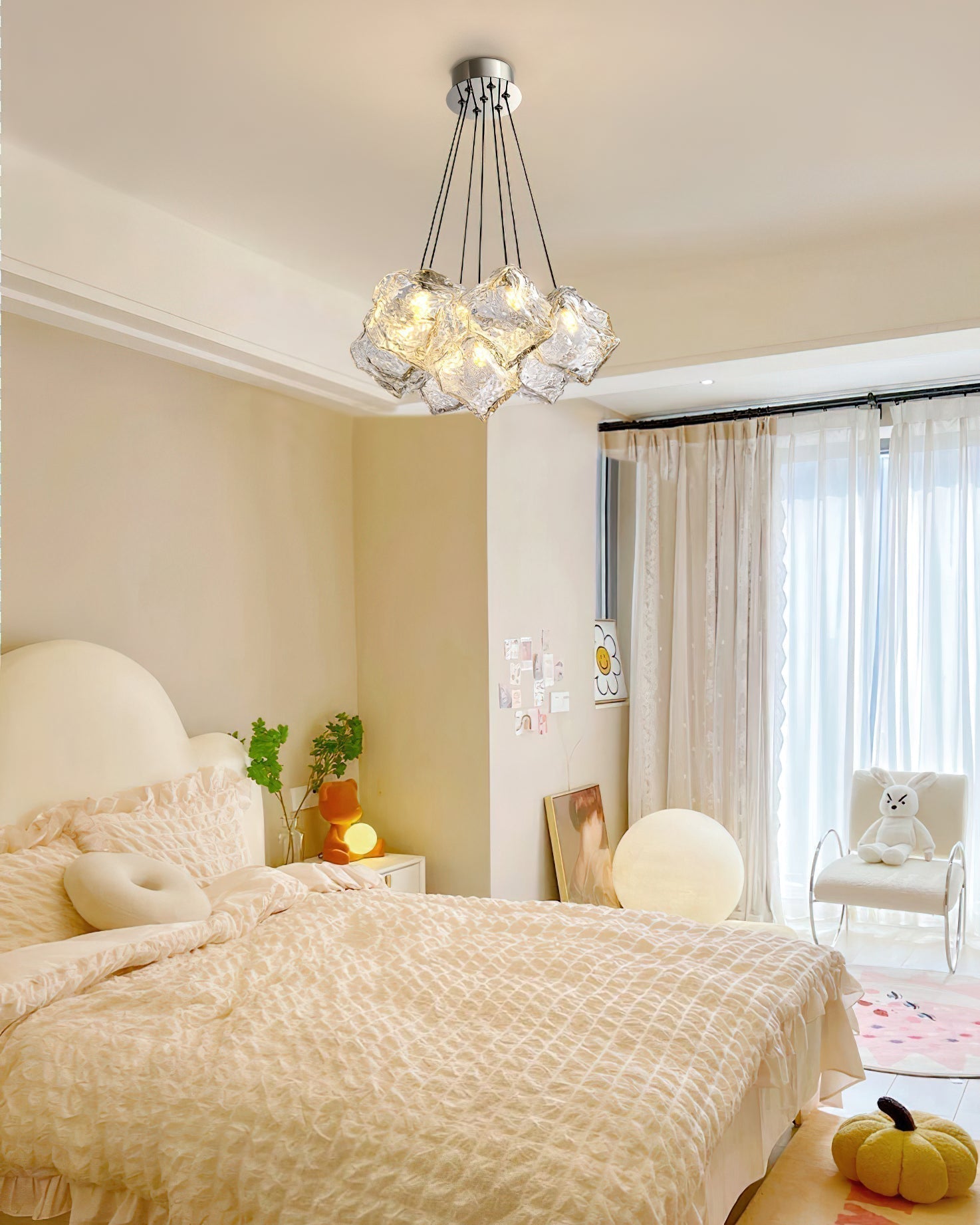 Velarian Chandelier Ice Sparkling