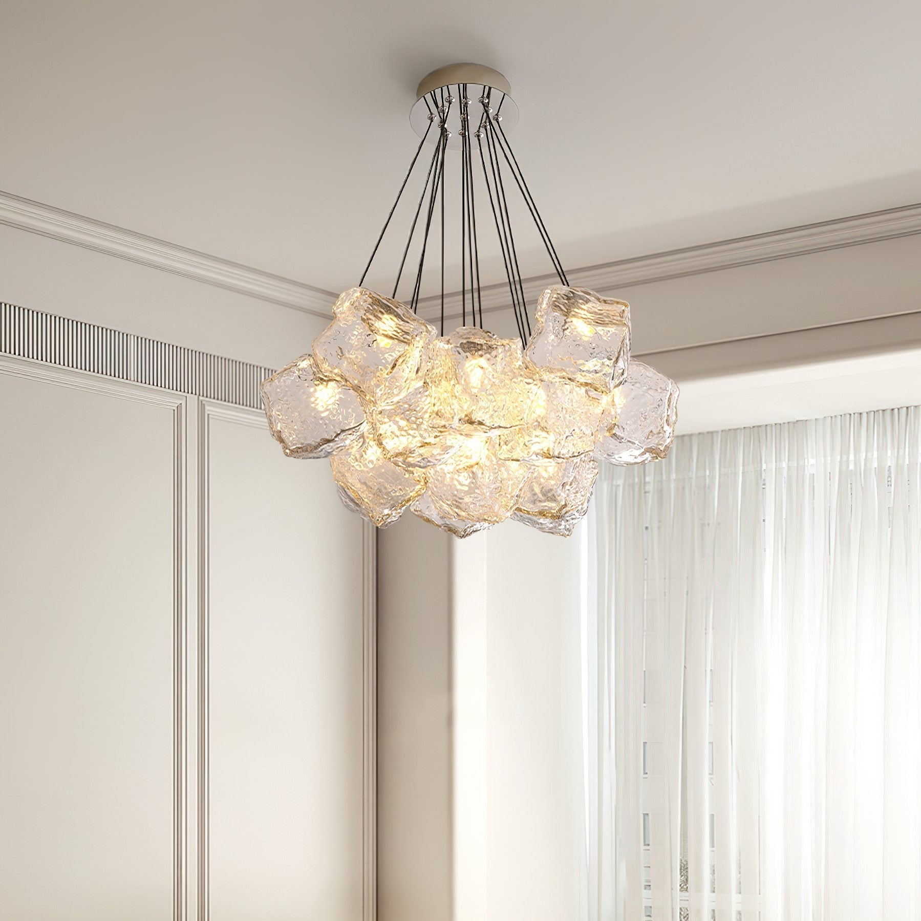 Velarian Chandelier Ice Sparkling