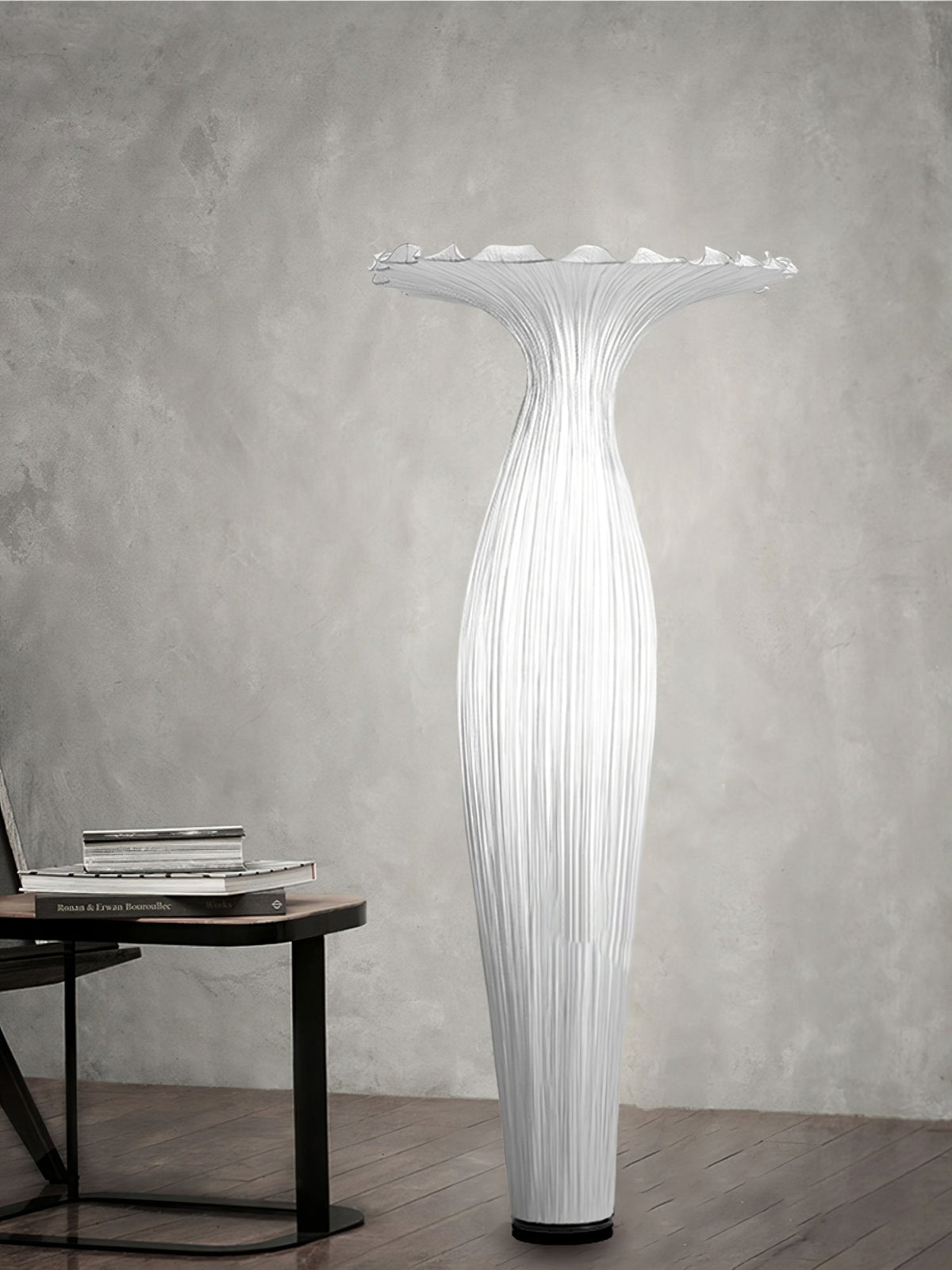 Zarinir Organic Fabric Floor Lamp