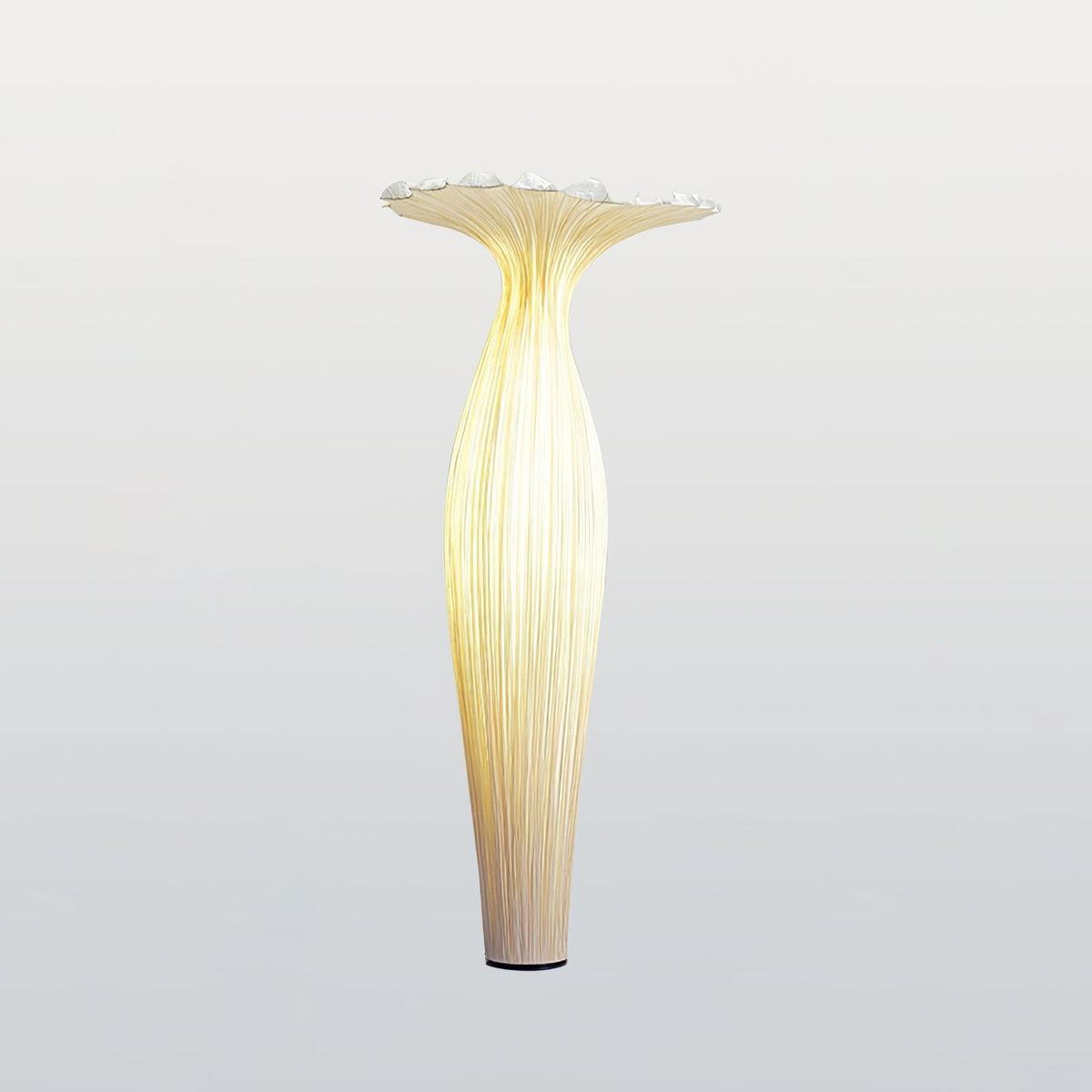 Zarinir Organic Fabric Floor Lamp