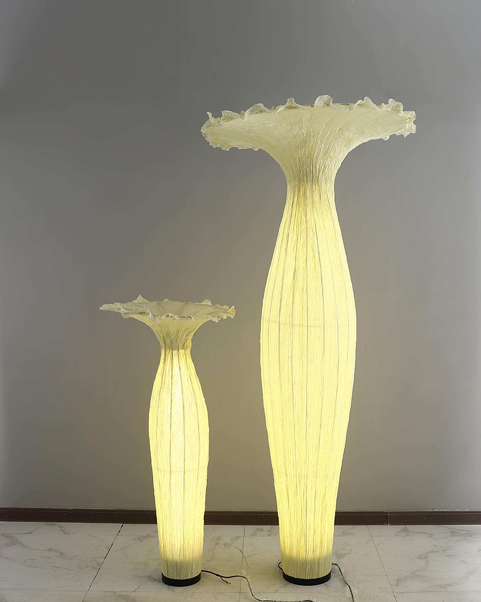 Zarinir Organic Fabric Floor Lamp