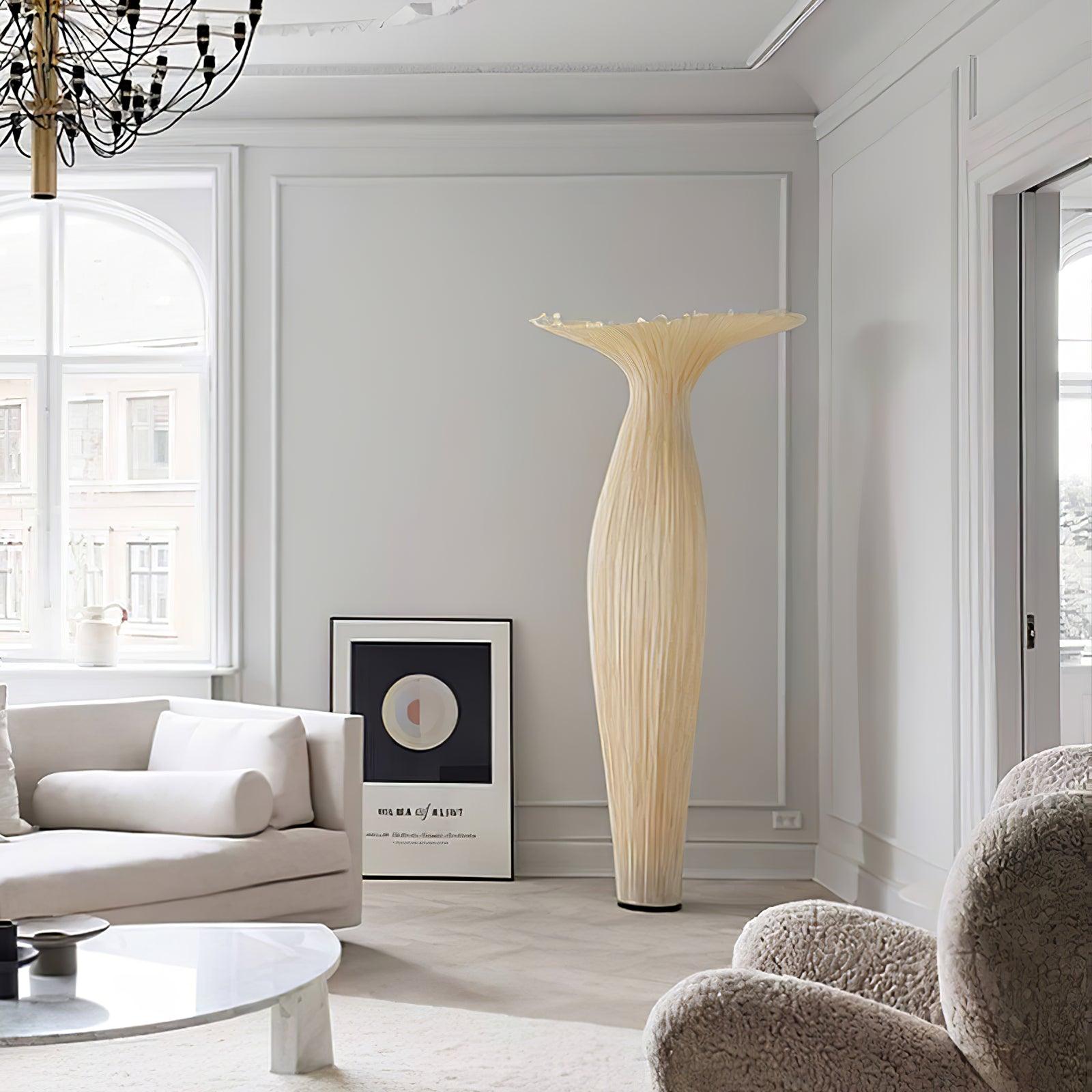 Zarinir Organic Fabric Floor Lamp