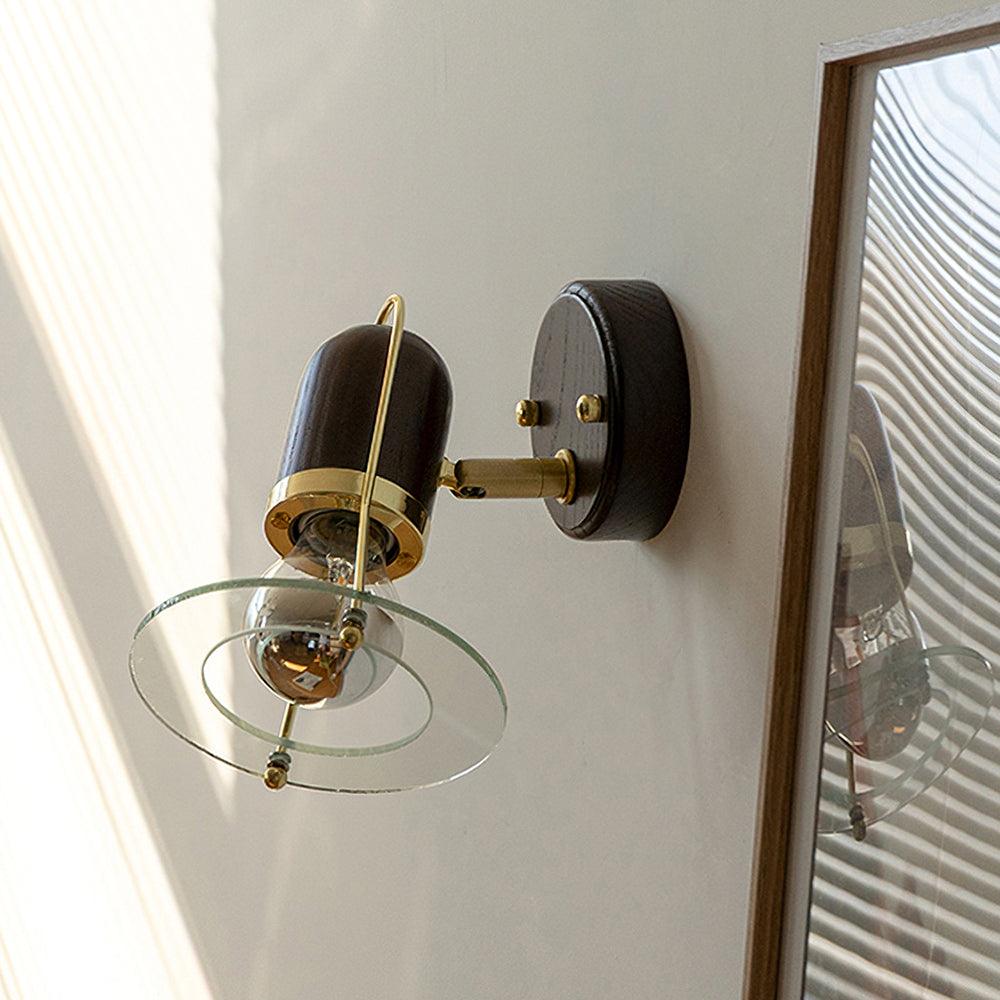 Syliraya Wood Retro Wall Light