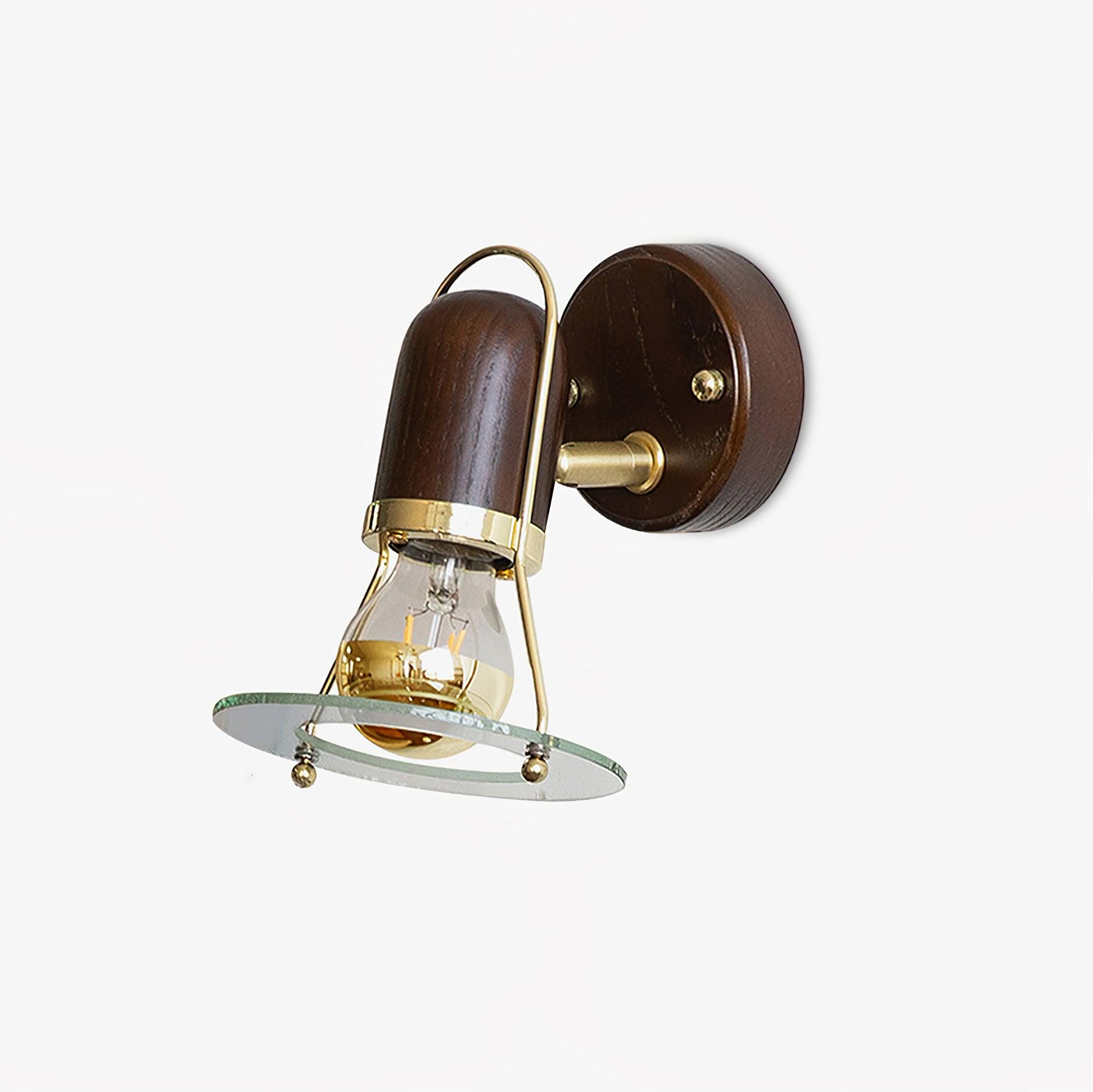 Syliraya Wood Retro Wall Light