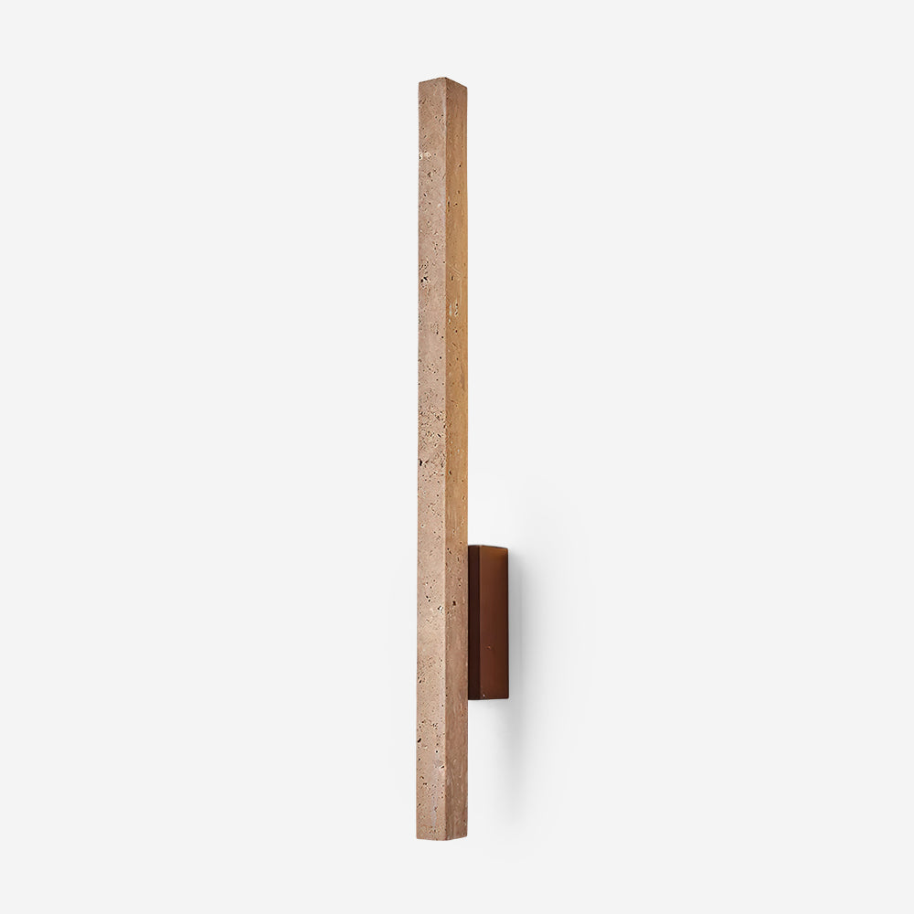 Opalyn Slim Travertine Wall Lamp - Neutral Decor