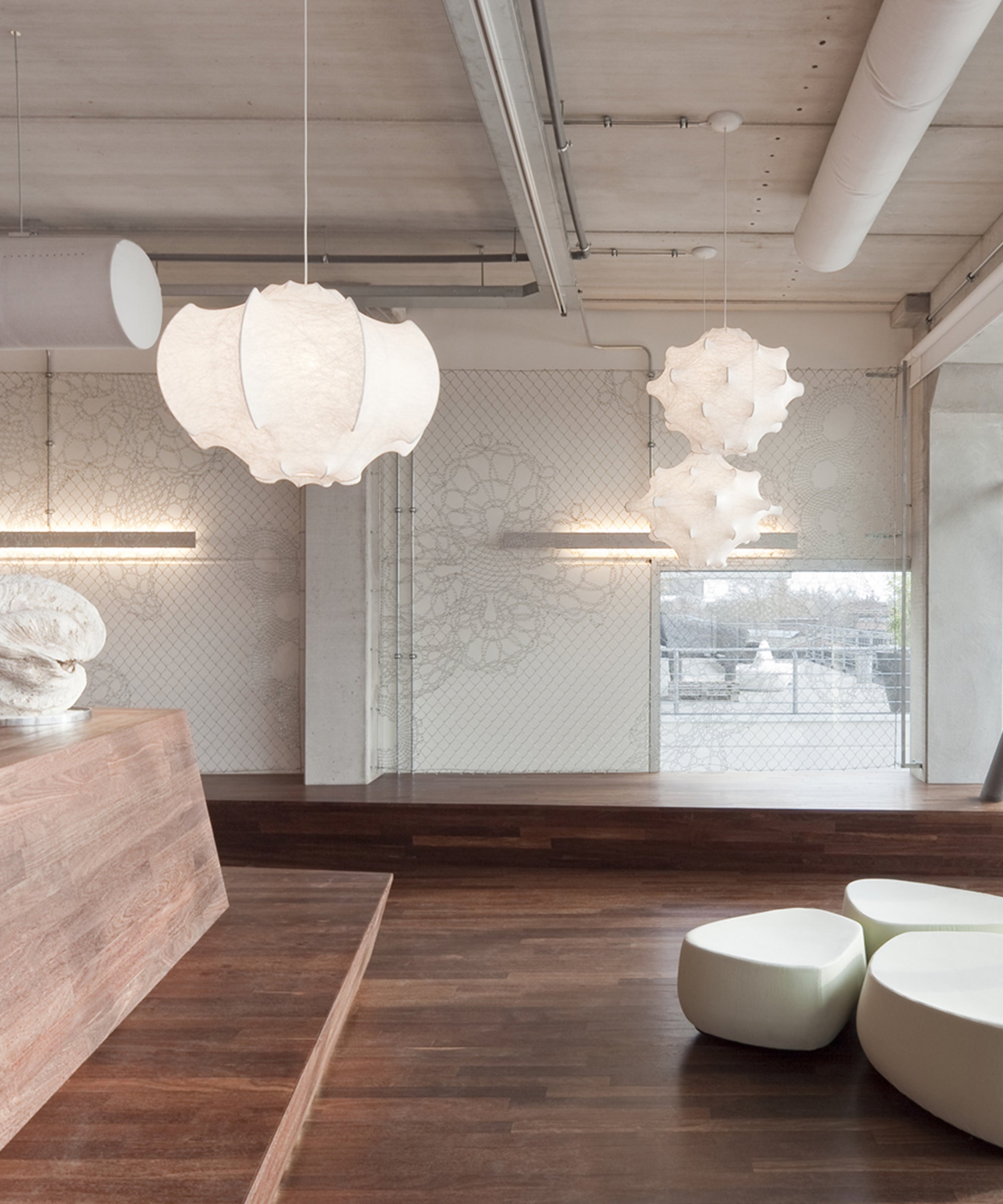 Lotus Minimalist Silk Pendant Lamp