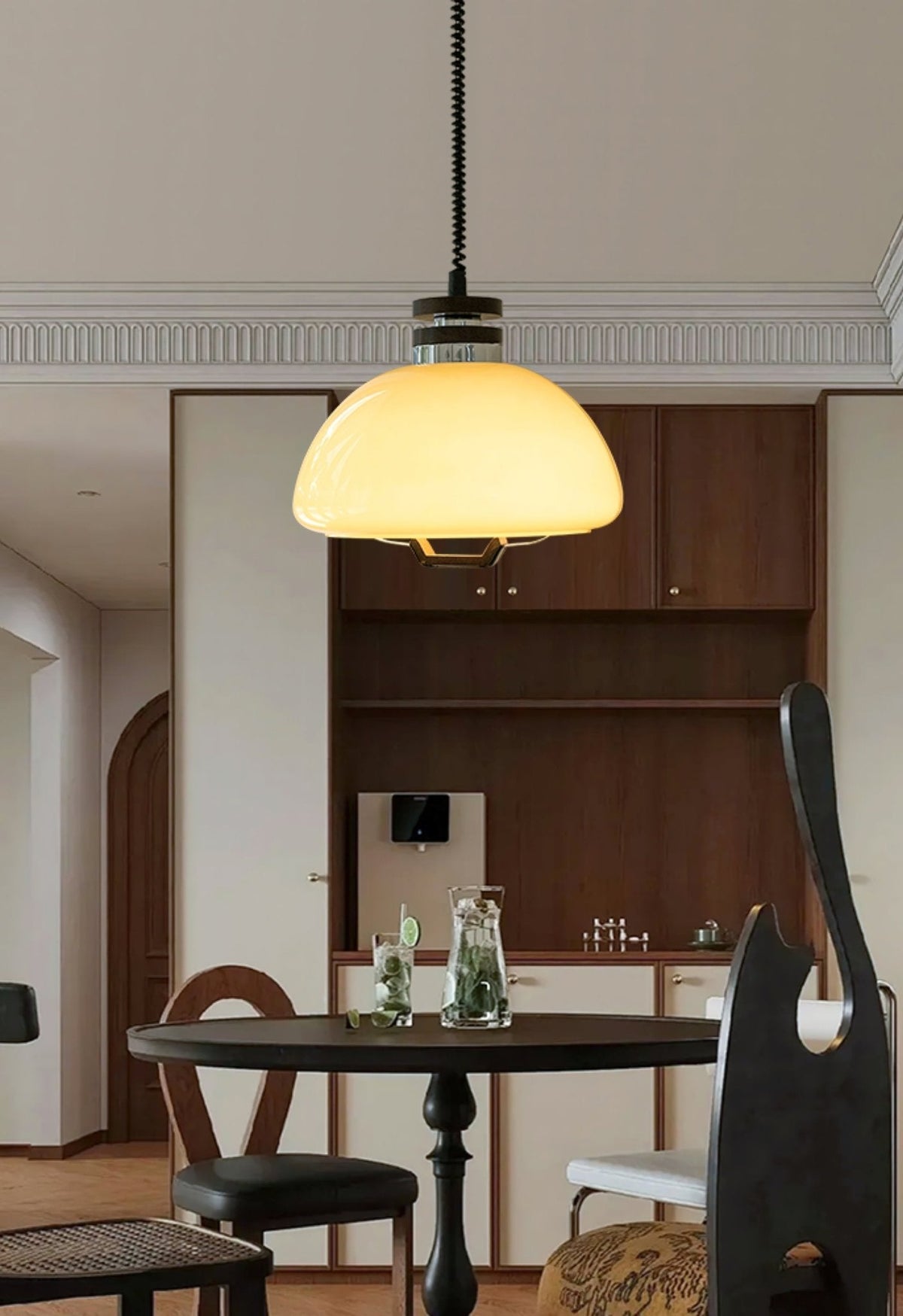 Avvinel Nordic Art Pudding Wood Pendant Light
