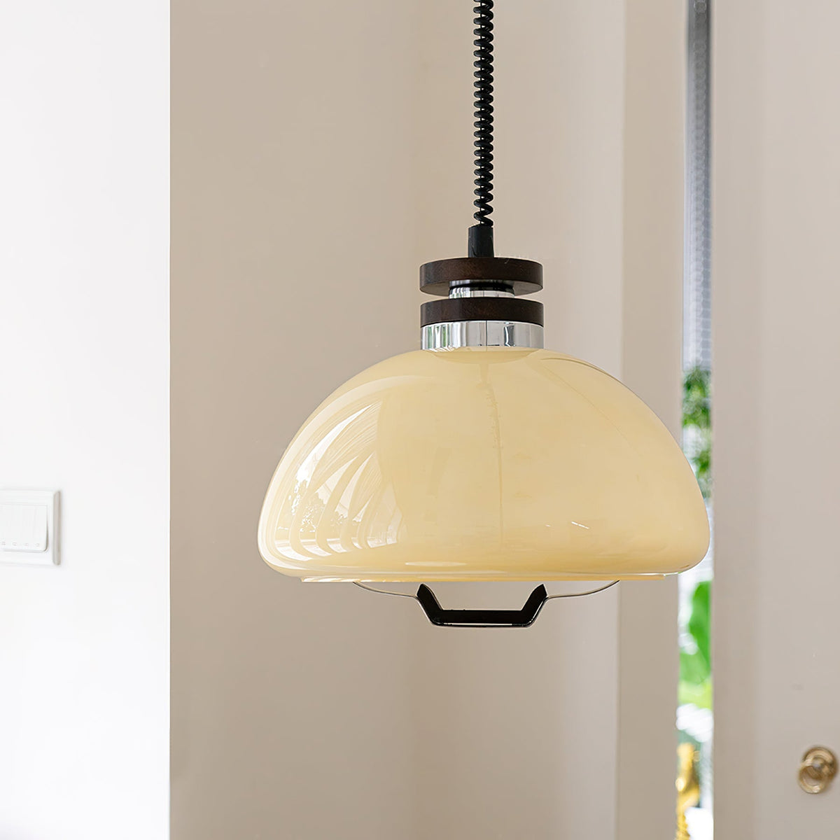 Avvinel Nordic Art Pudding Wood Pendant Light