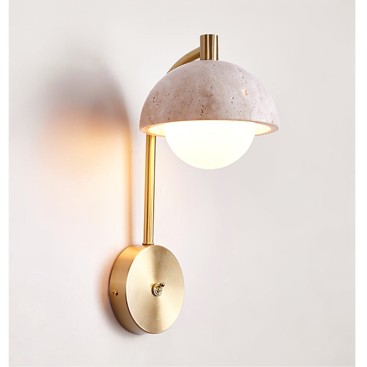 Seraaya Travertine Wall Light
