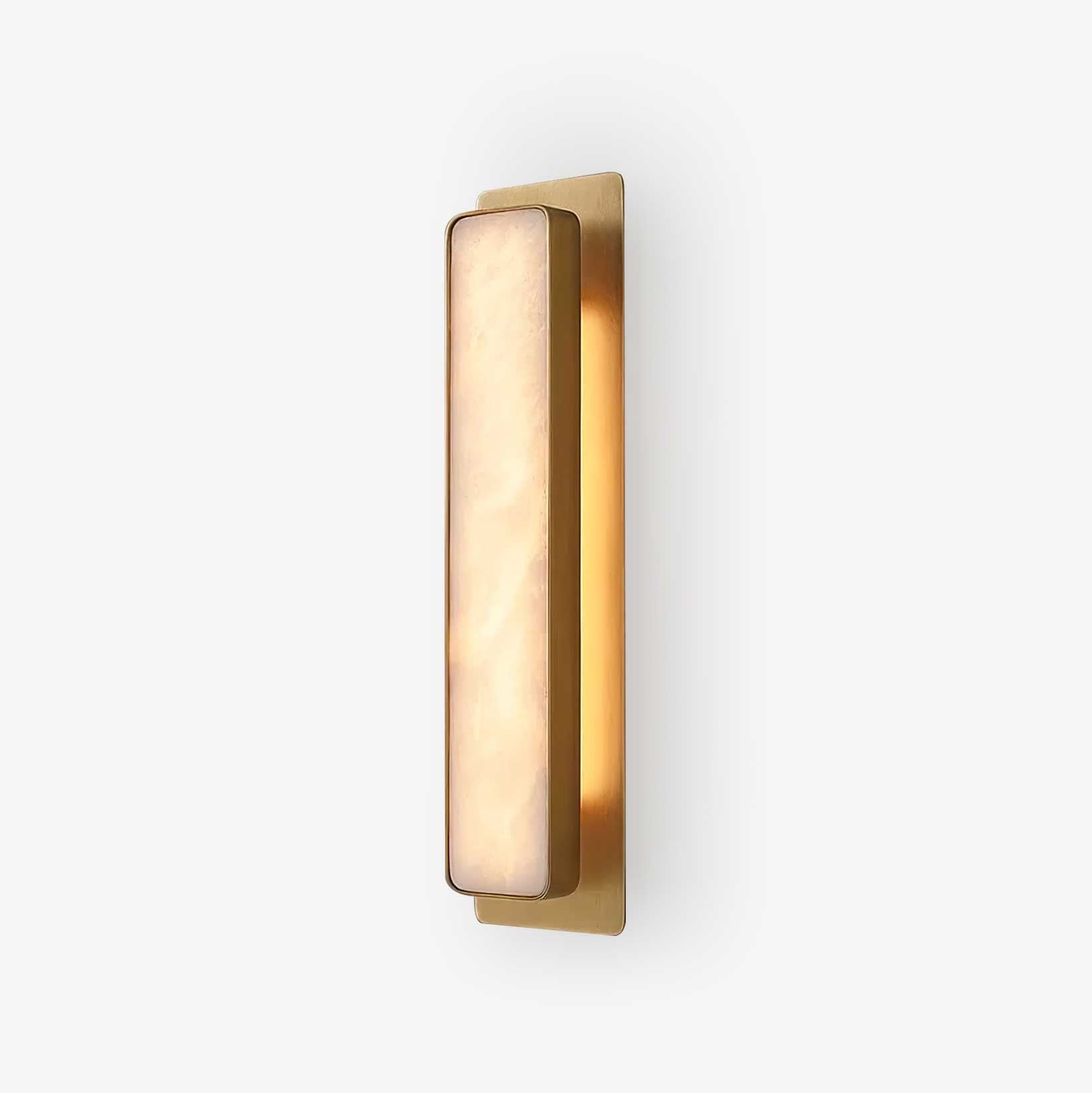 Ollore Linear Alabaster Wall Light - Neutral Decor