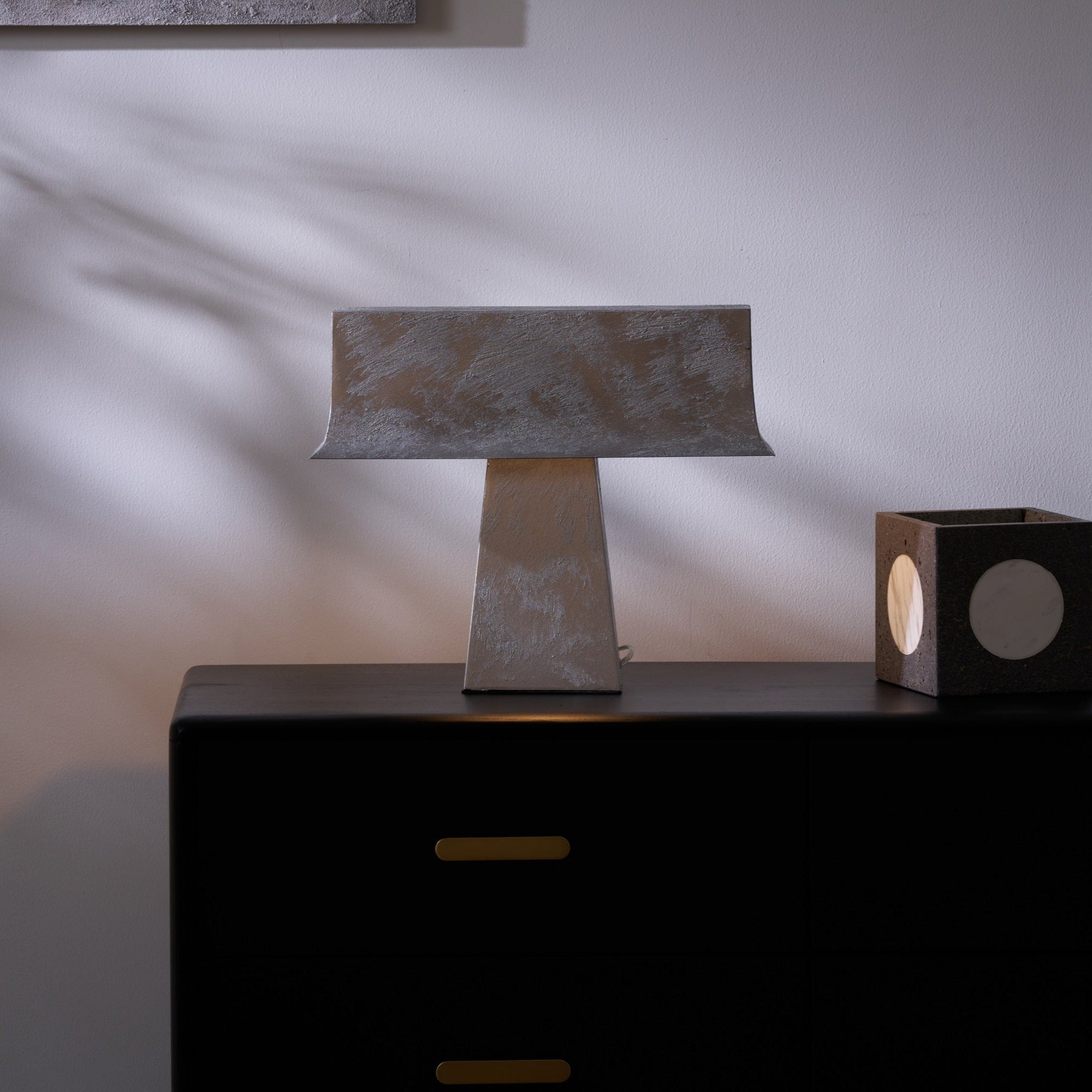 Slate Minimalist Antique Table Lamp