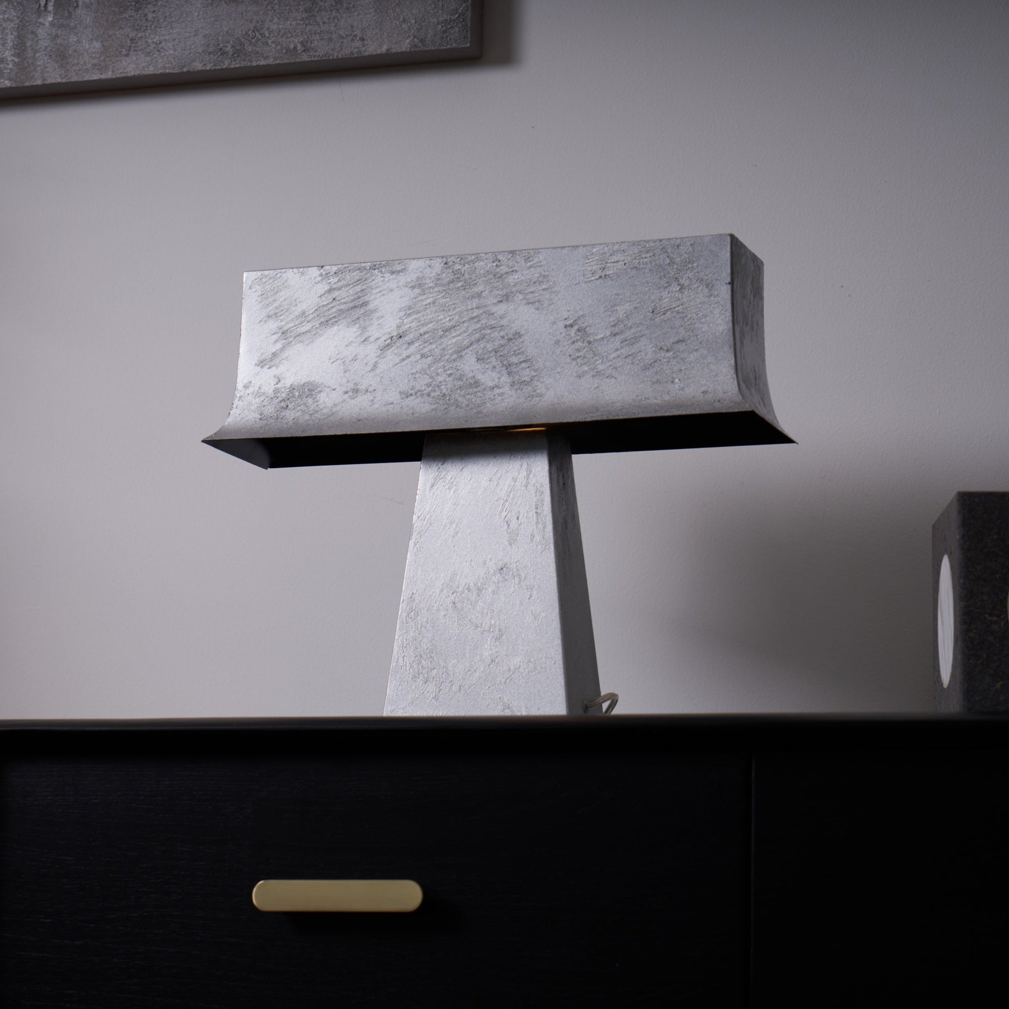 Slate Minimalist Antique Table Lamp