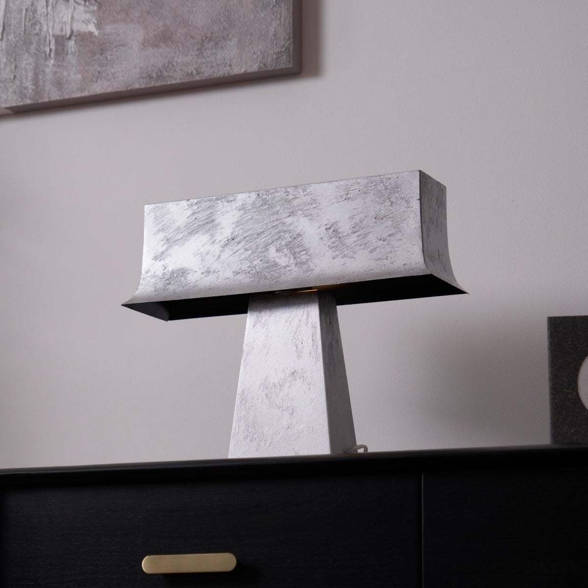 Slate Minimalist Antique Table Lamp