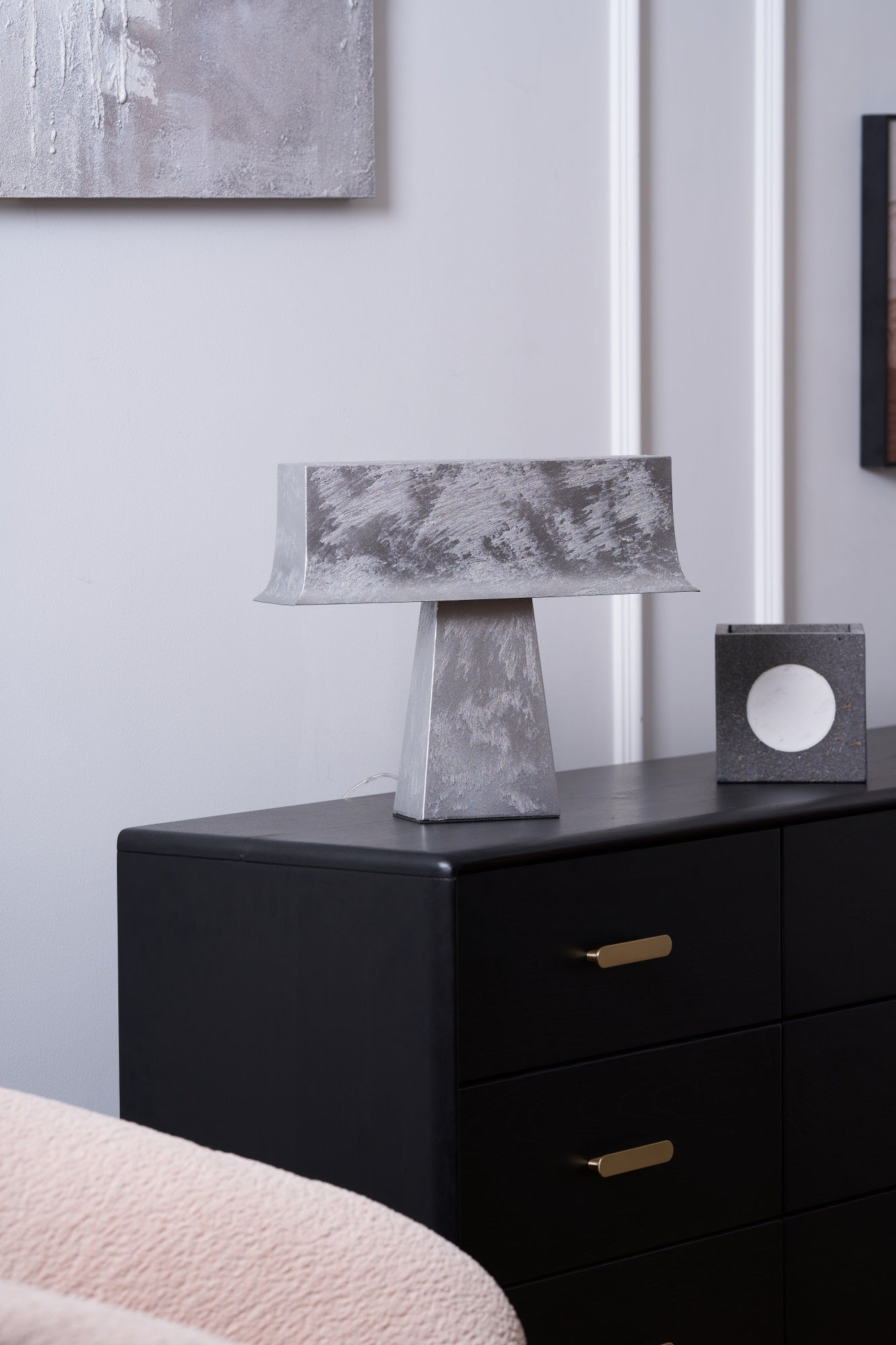 Slate Minimalist Antique Table Lamp