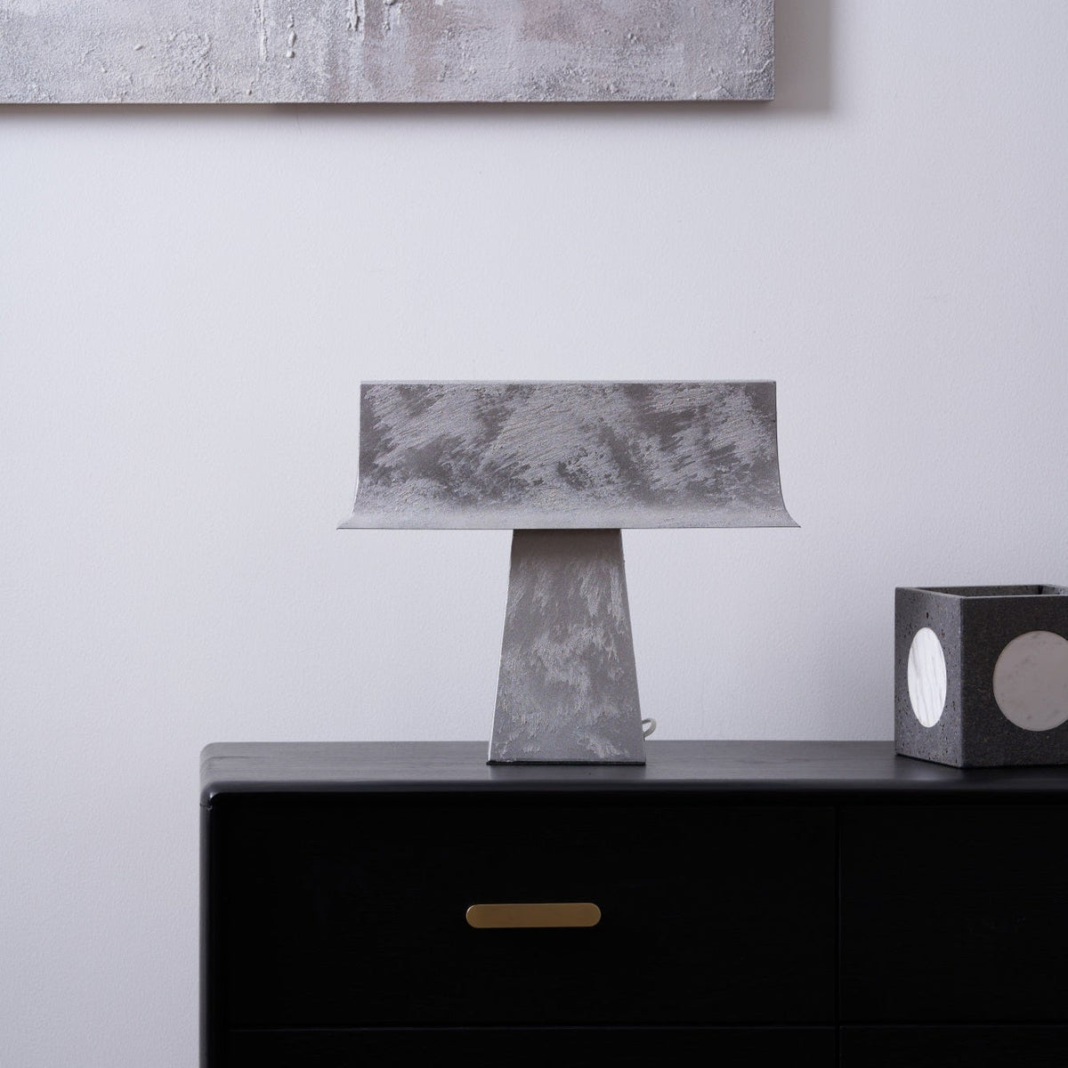 Slate Minimalist Antique Table Lamp