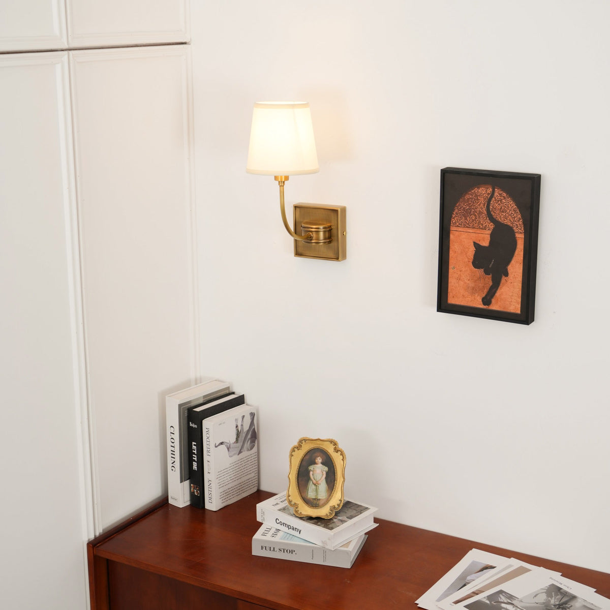 Varen Classic Black Bronze Wall Lamp
