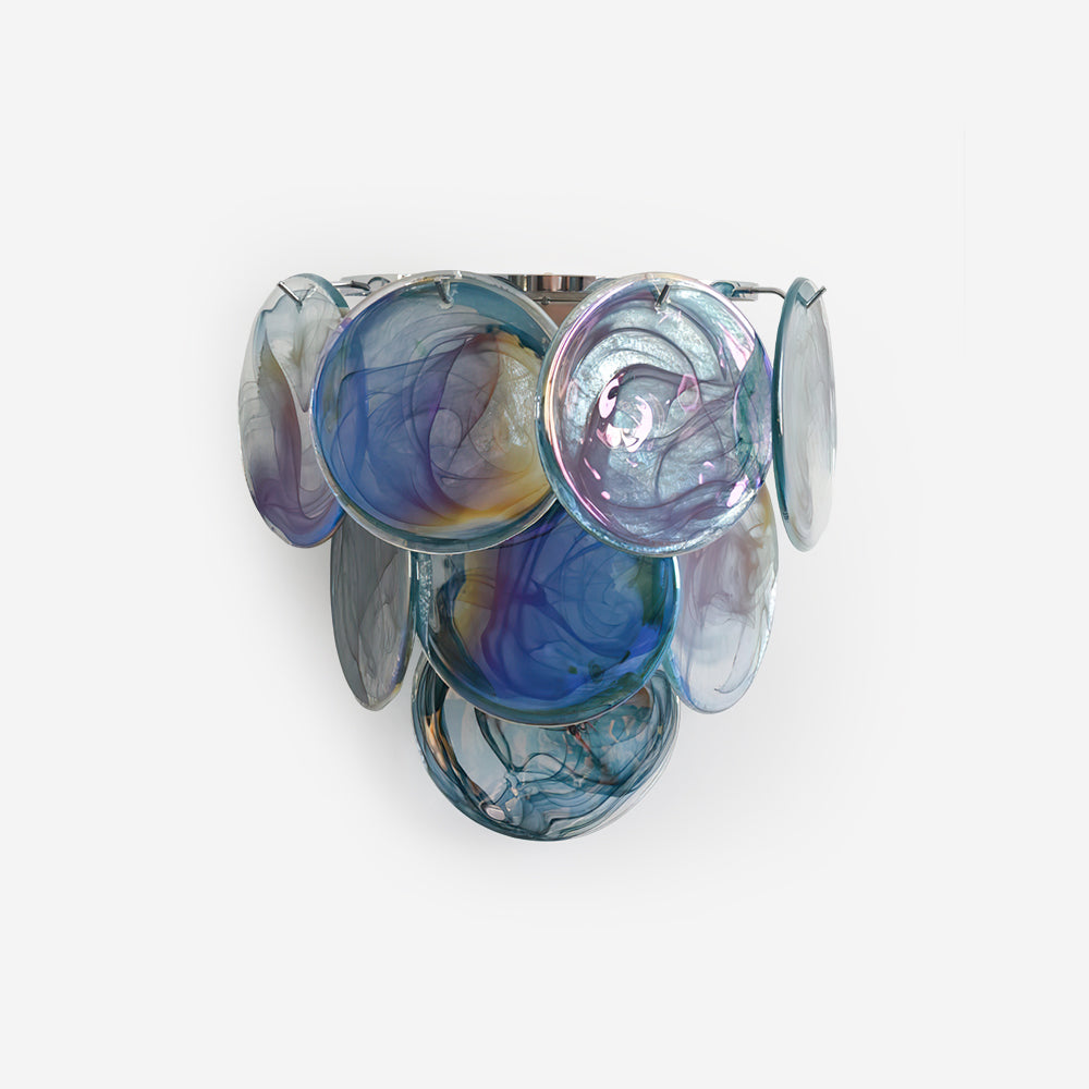Ephira Multicolor Glass Wall Lamp - Neutral Decor