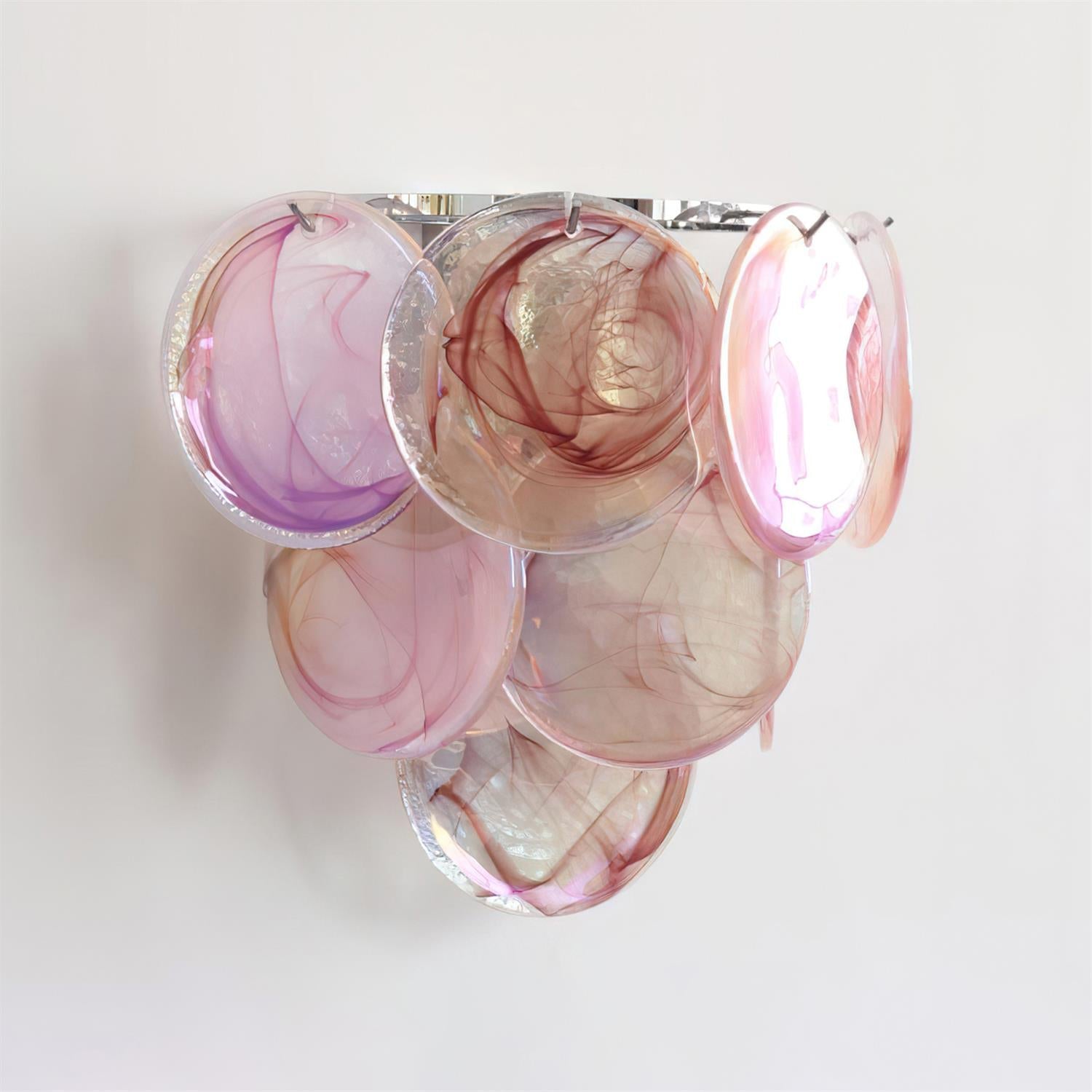 Ephira Multicolor Glass Wall Lamp - Neutral Decor