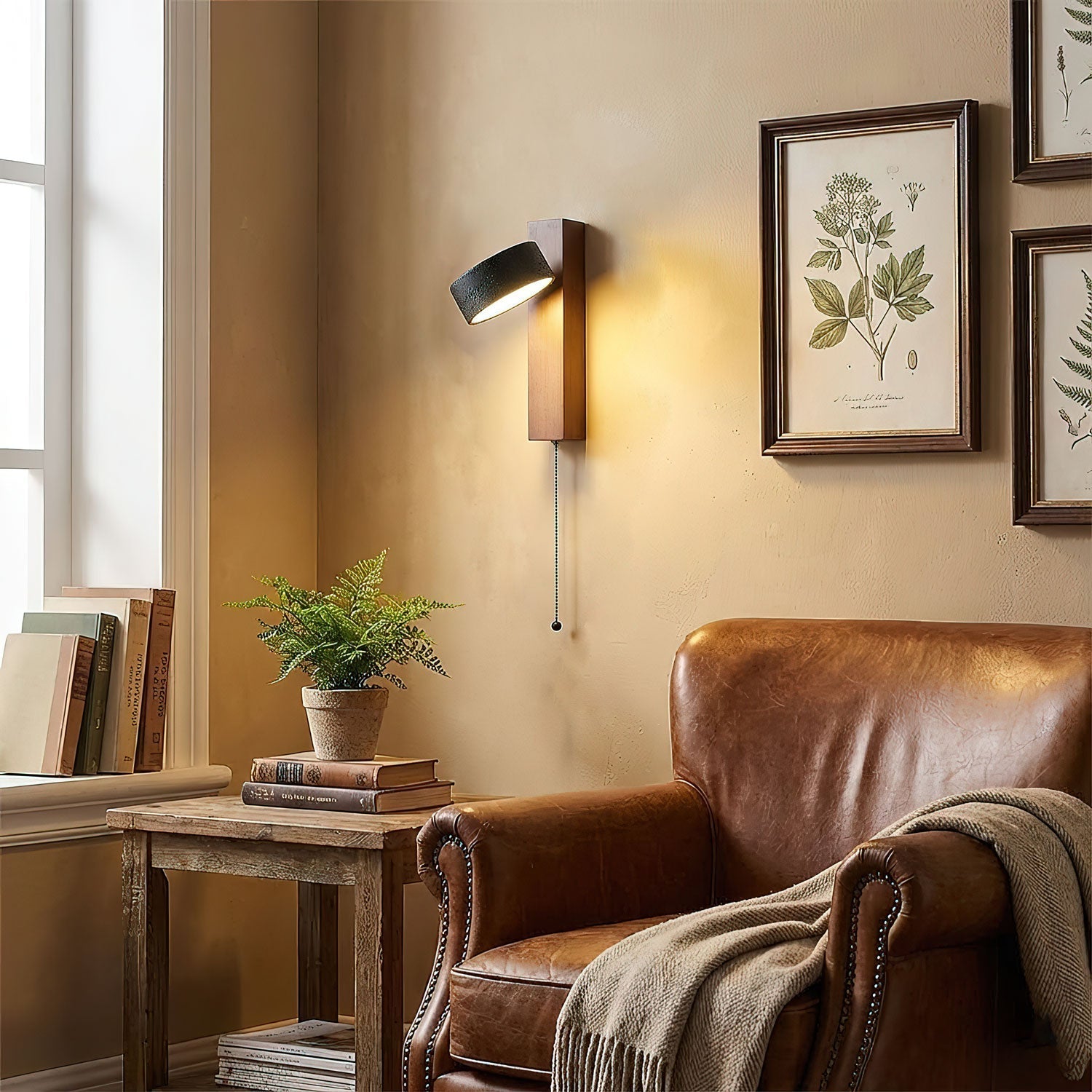 Miracourt Travertine Indoor Wall Light