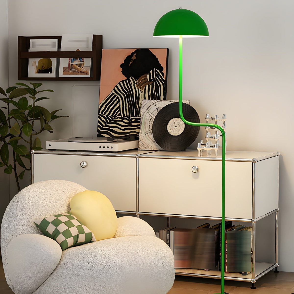 Narain Glass Minimalist Floor Lamp