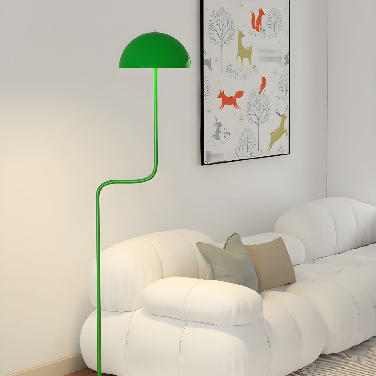 Narain Glass Minimalist Floor Lamp