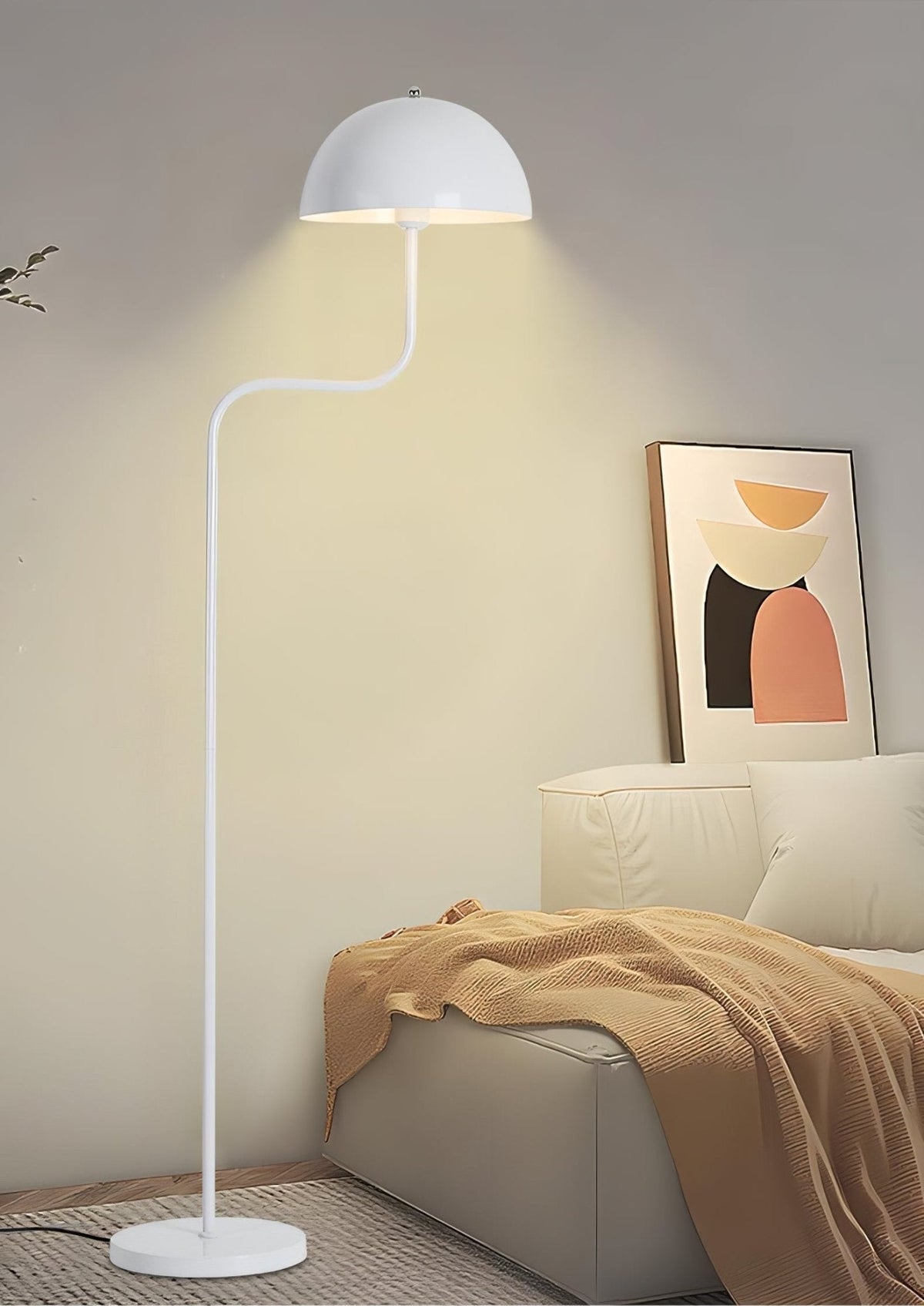 Narain Glass Minimalist Floor Lamp