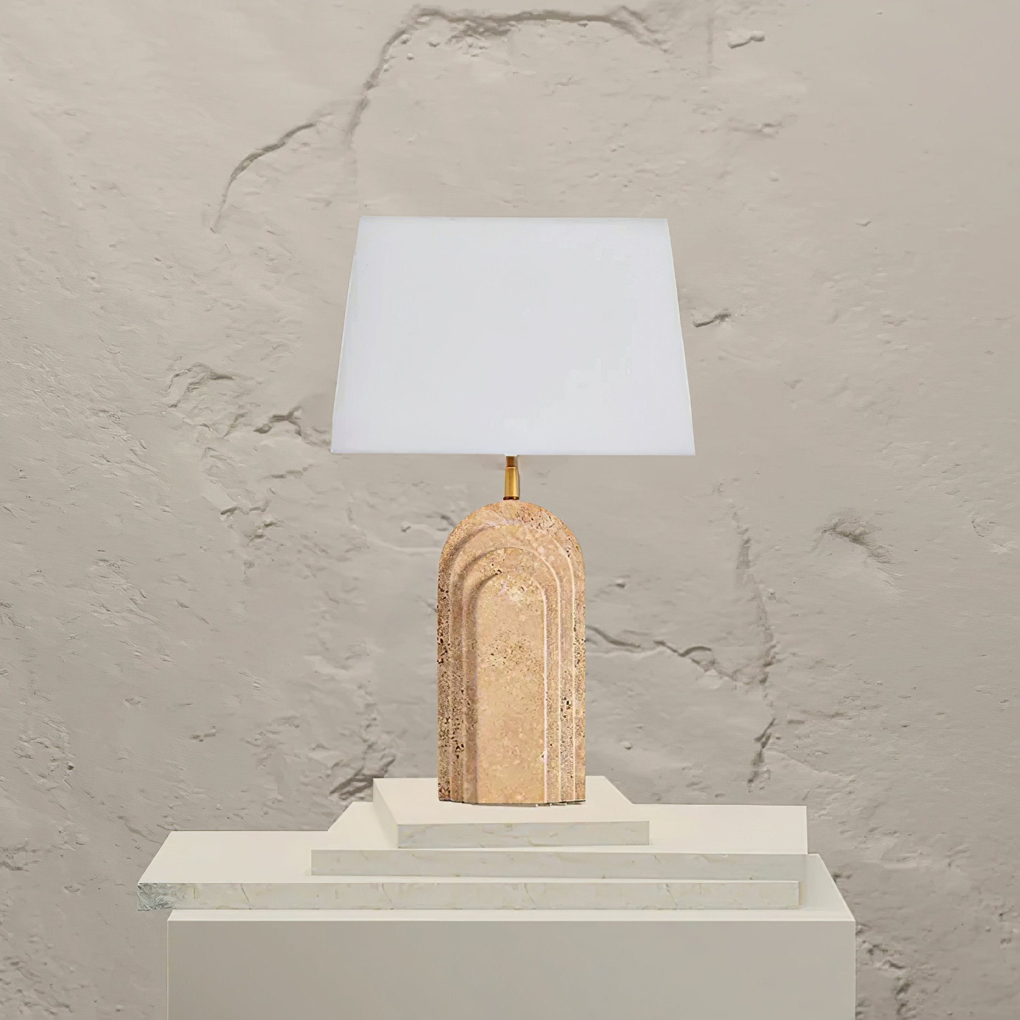 Seralira Travertine Table Lamp