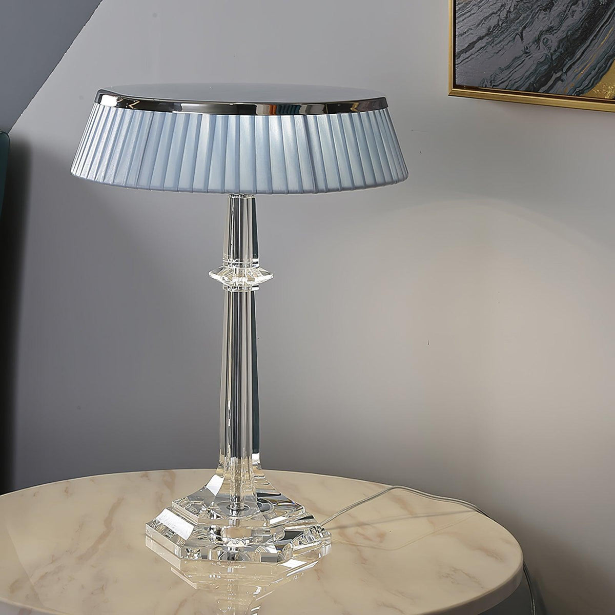 Haloza Fabric Luxurious Table Lamp
