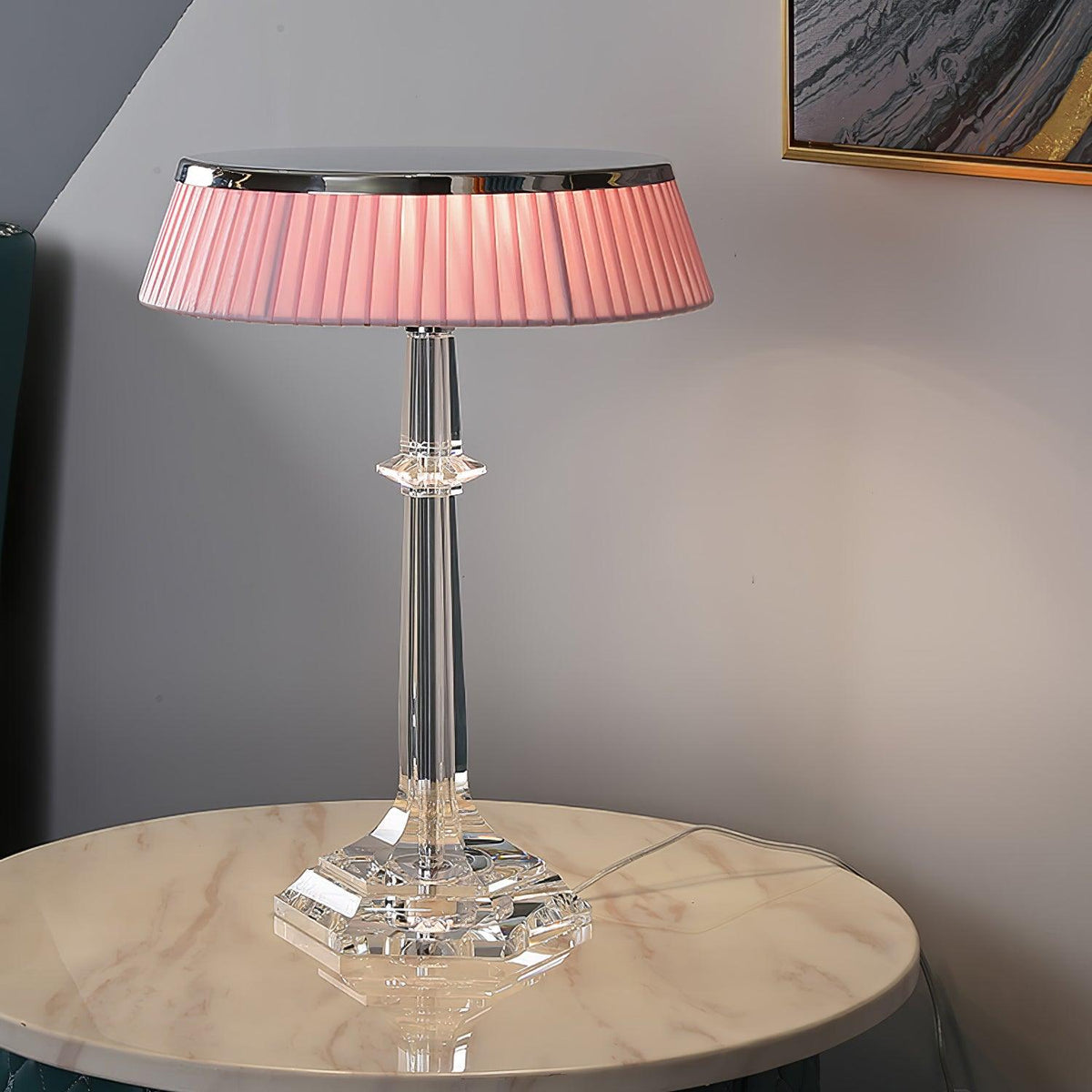 Haloza Fabric Luxurious Table Lamp