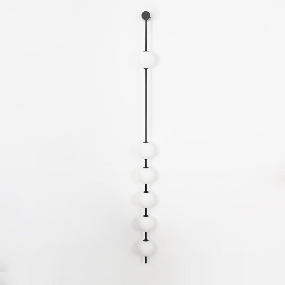 Willa Wall Lamp Vertical Balls Brass
