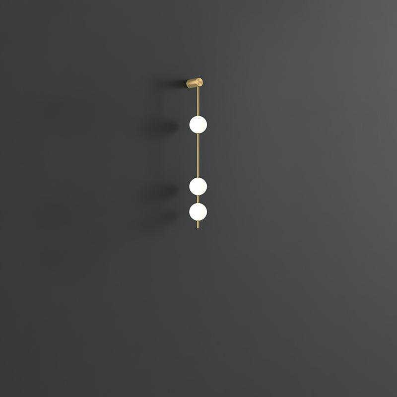 Lustra Wall Lamp Vertical Balls Brass - Neutral Decor