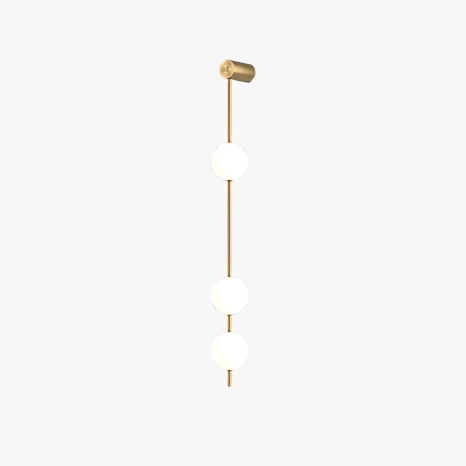 Willa Wall Lamp Vertical Balls Brass