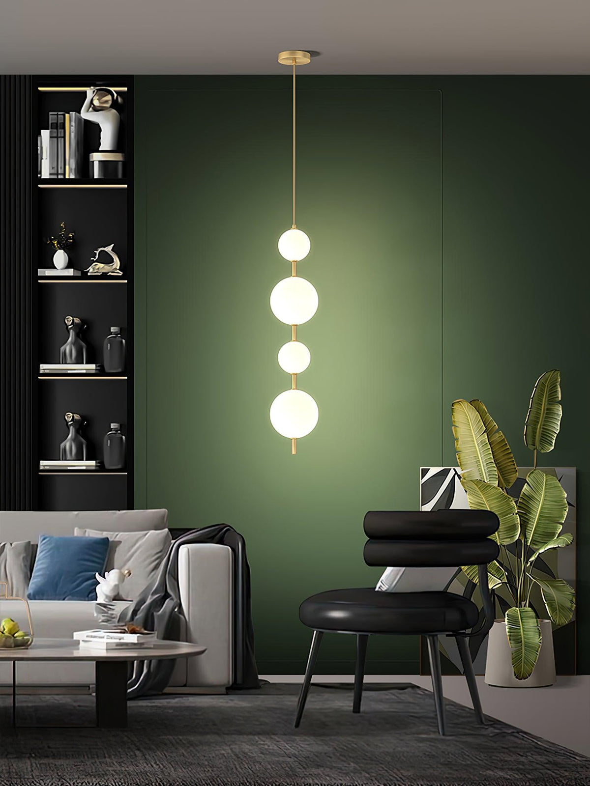 Velloran Brass Plastic Pendant Lamp