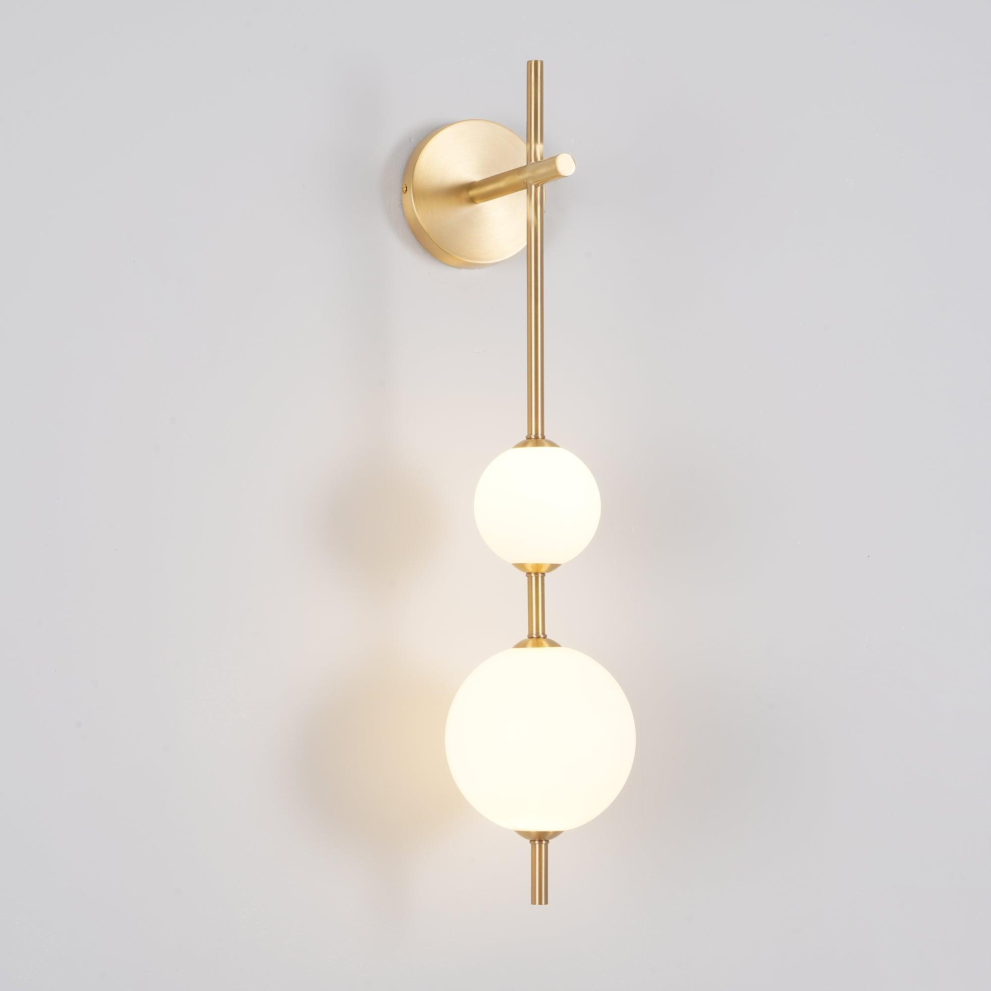 Astrid Vertical Globe Wall Light
