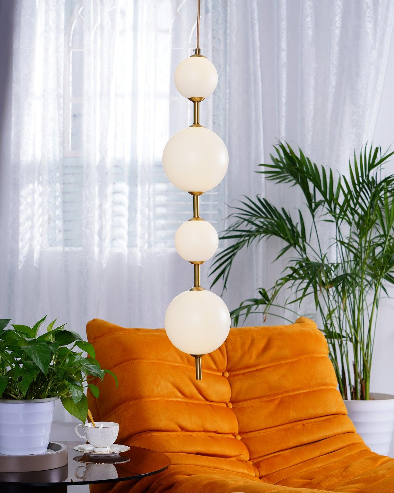 Velloran Brass Plastic Pendant Lamp