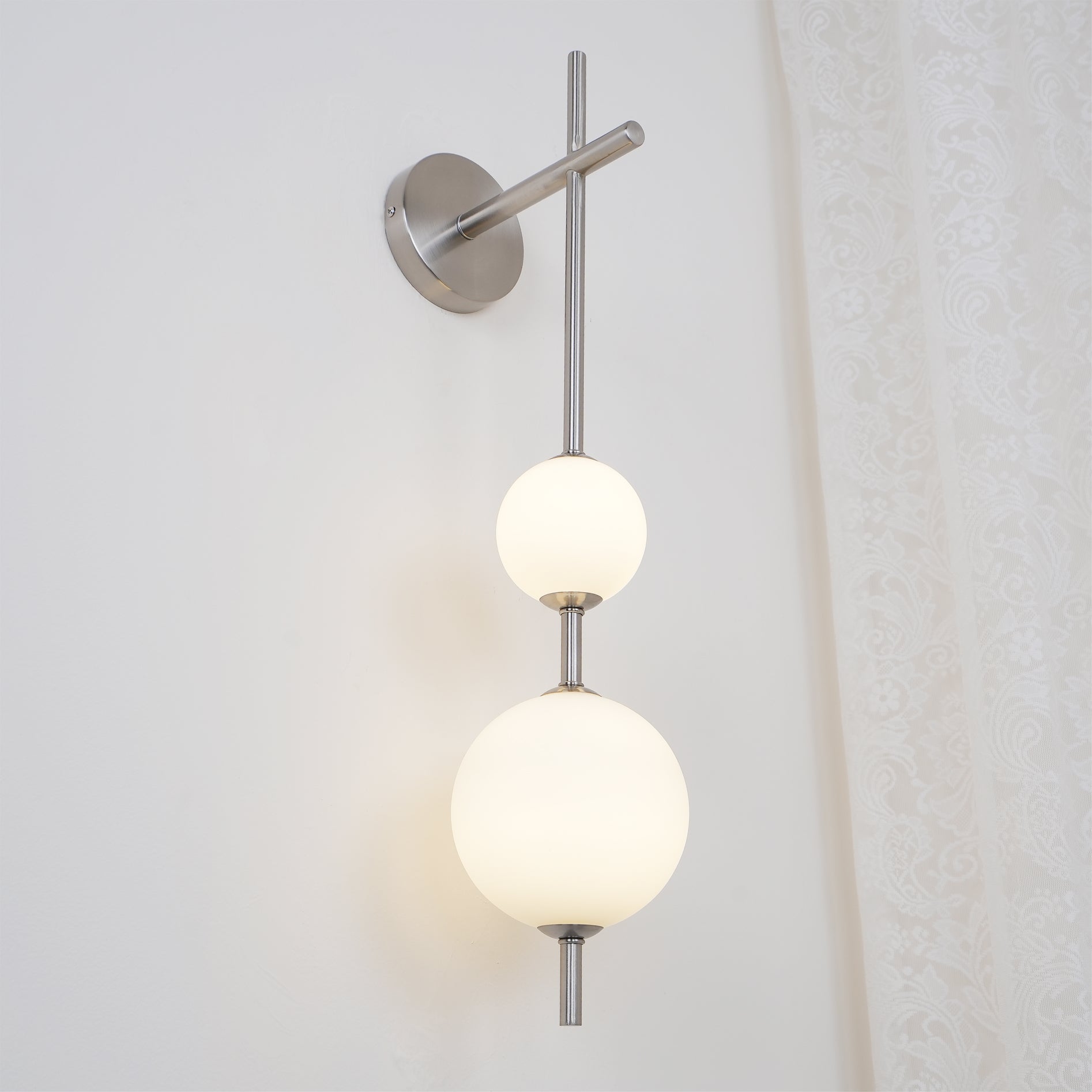 Astrid Vertical Globe Wall Light