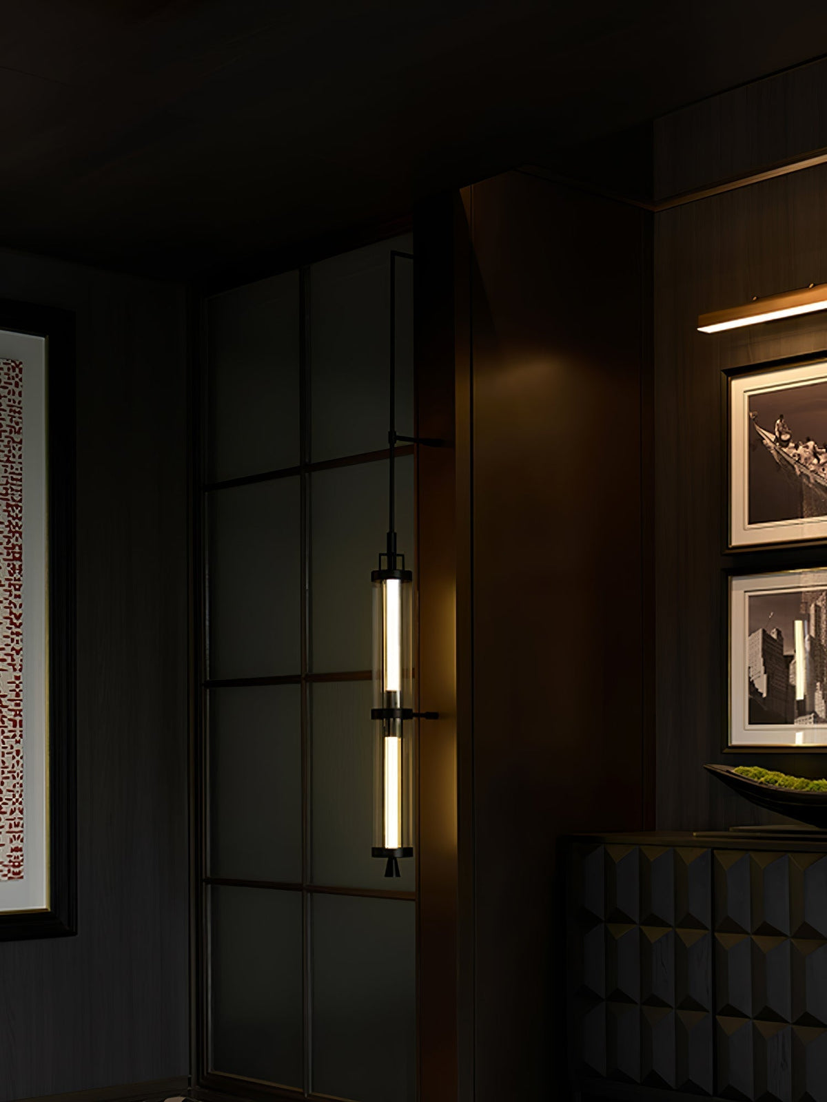 Vertical Modern Minimalist Sconce Wall Lamp