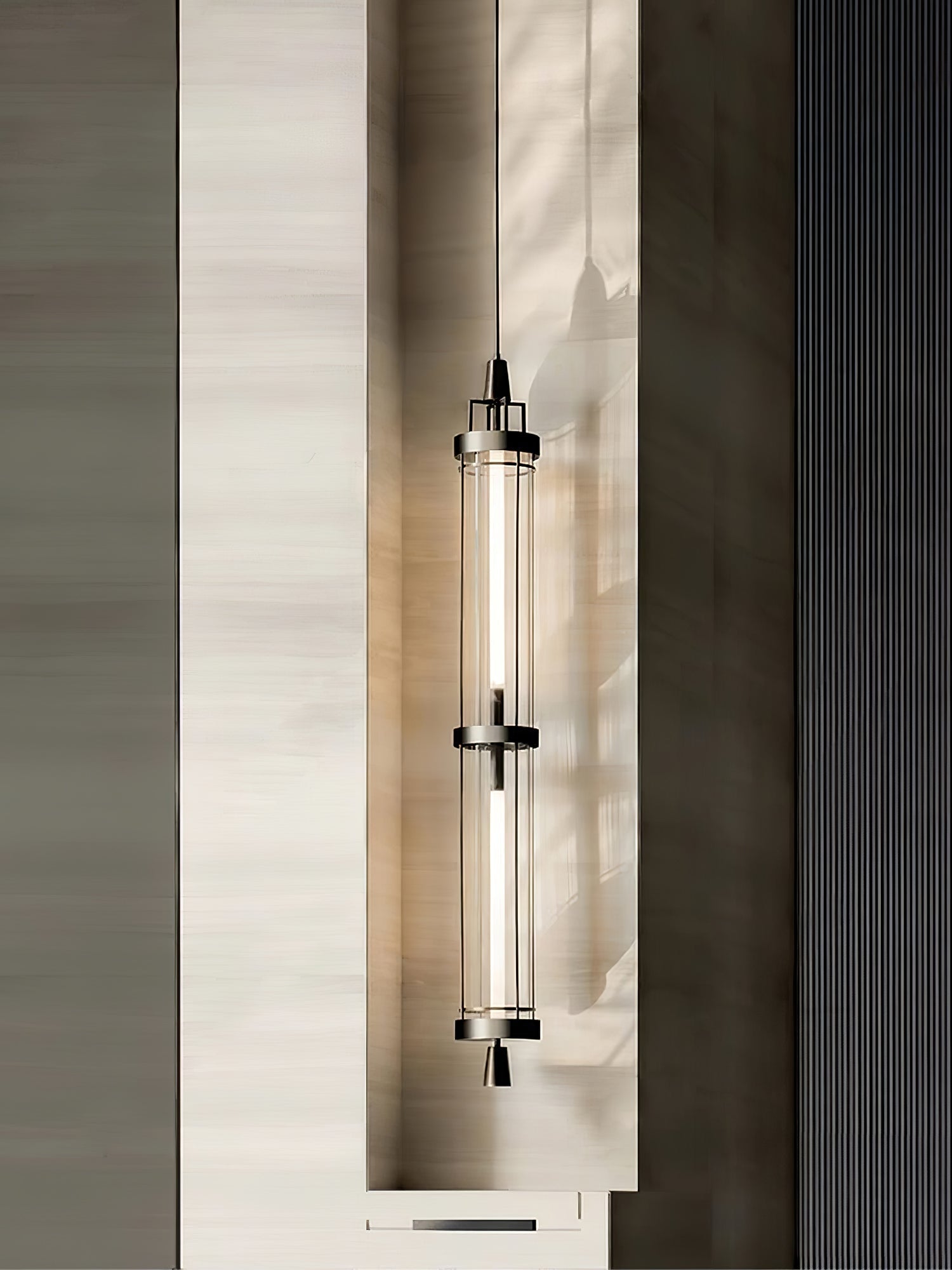 Vertical Modern Minimalist Sconce Wall Lamp - Neutral Decor