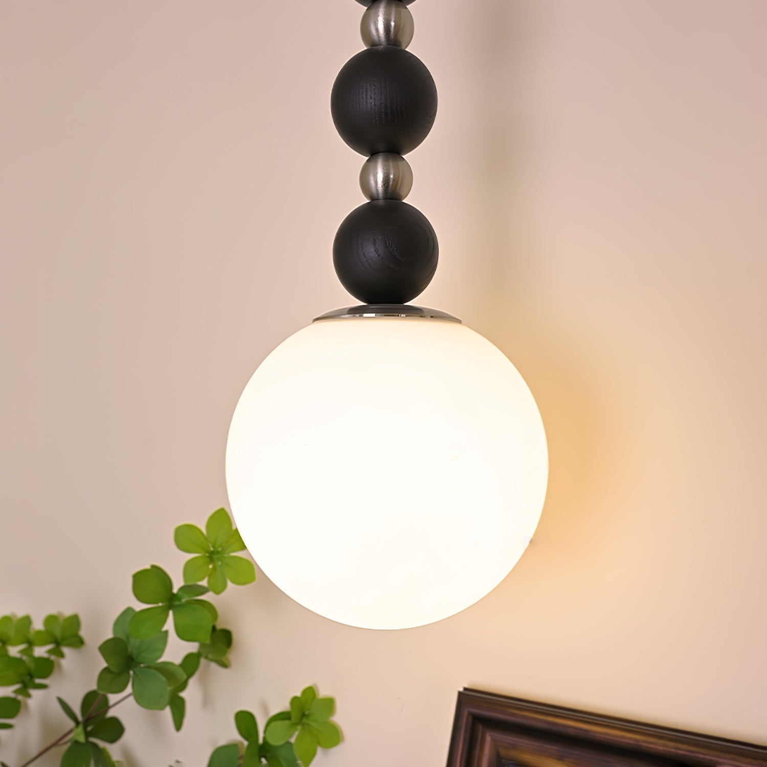 Golie Minimalist Wood Pendant Lamp