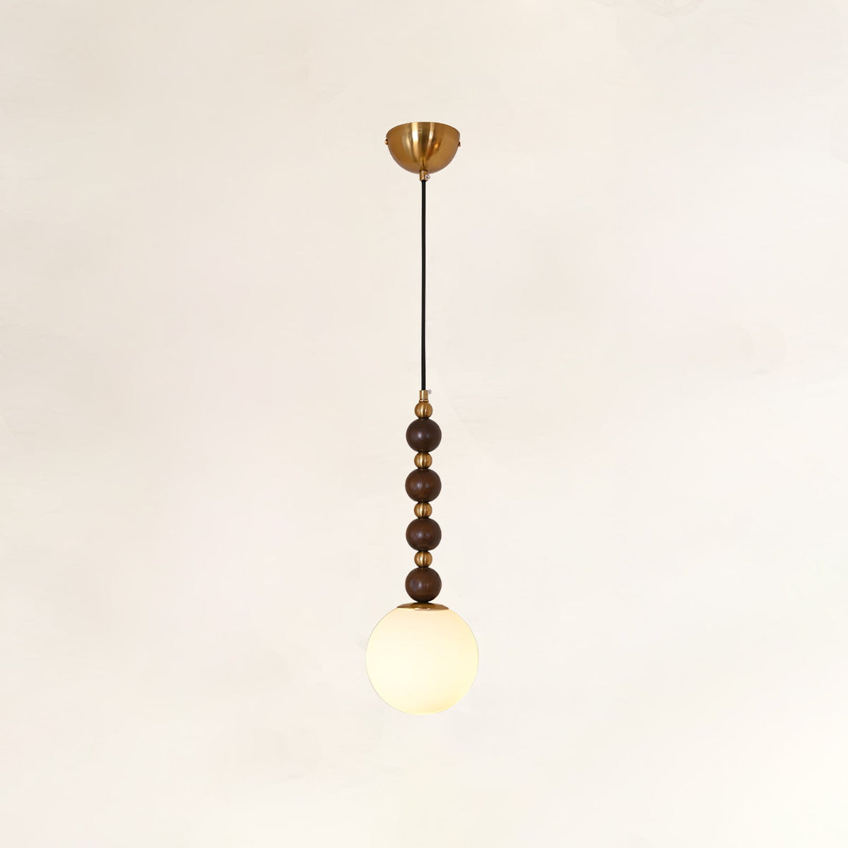 Golie Minimalist Wood Pendant Lamp