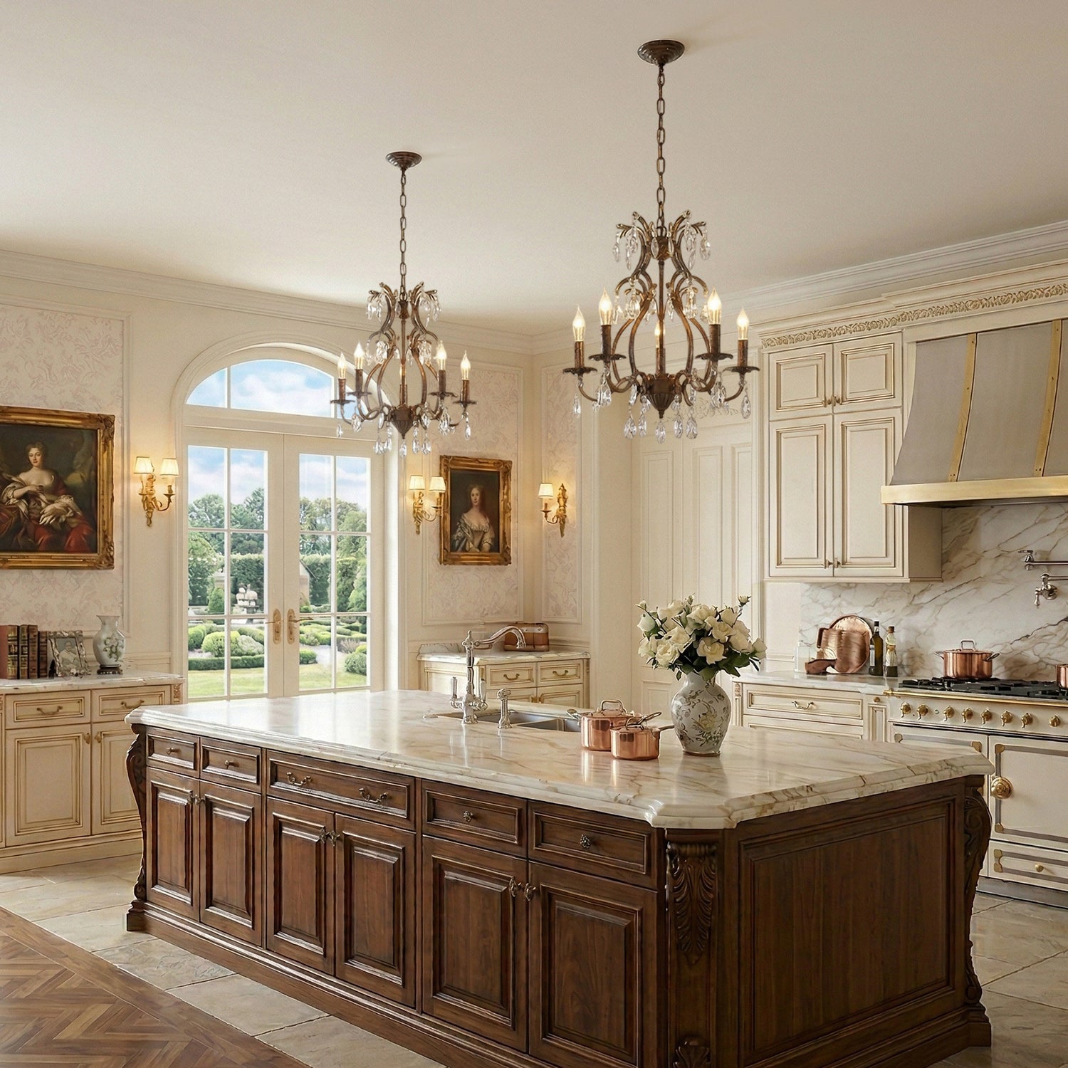 Delmoria Vesper Crystal Chandelier