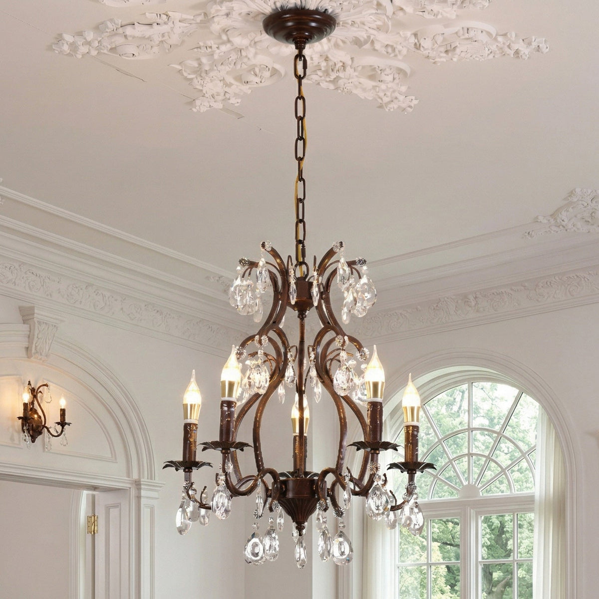 Delmoria Vesper Crystal Chandelier
