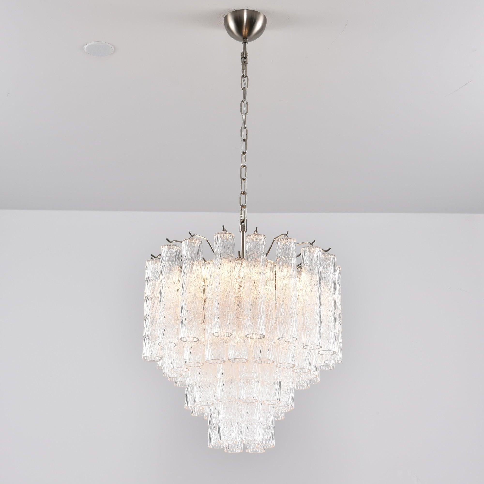 Veliella Chandelier Murano Glass Tiered Cascading Waves