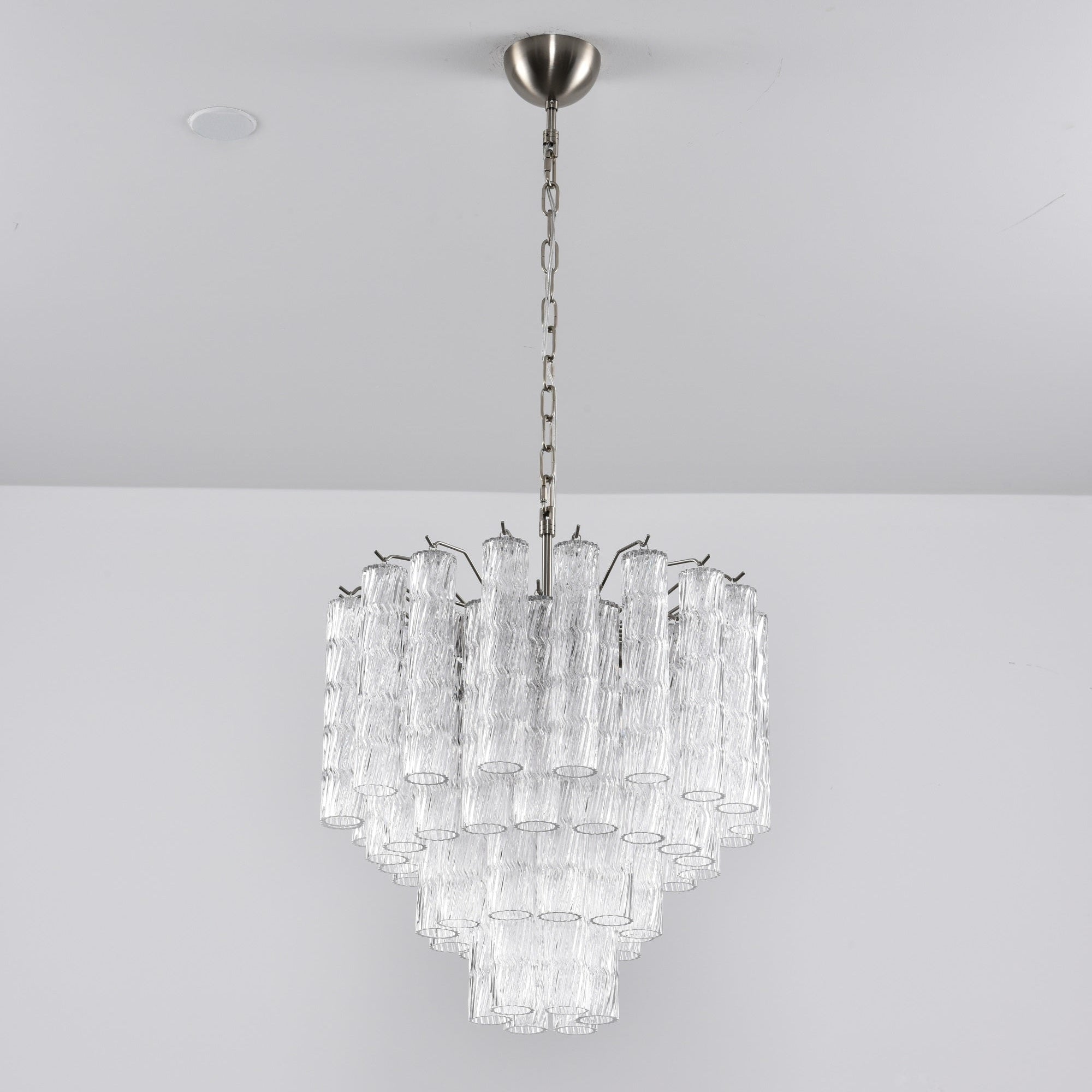 Veliella Chandelier Murano Glass Tiered Cascading Waves