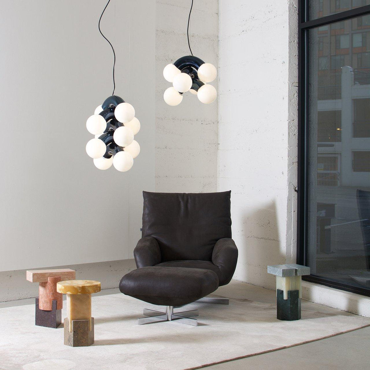Ermira Premium Nordic Art Glass Pendant Lamp