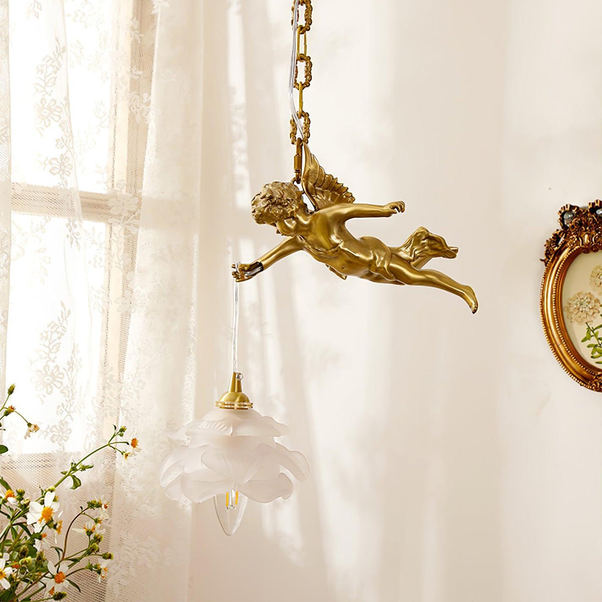 Solene Brass Light Luxury Pendant Light