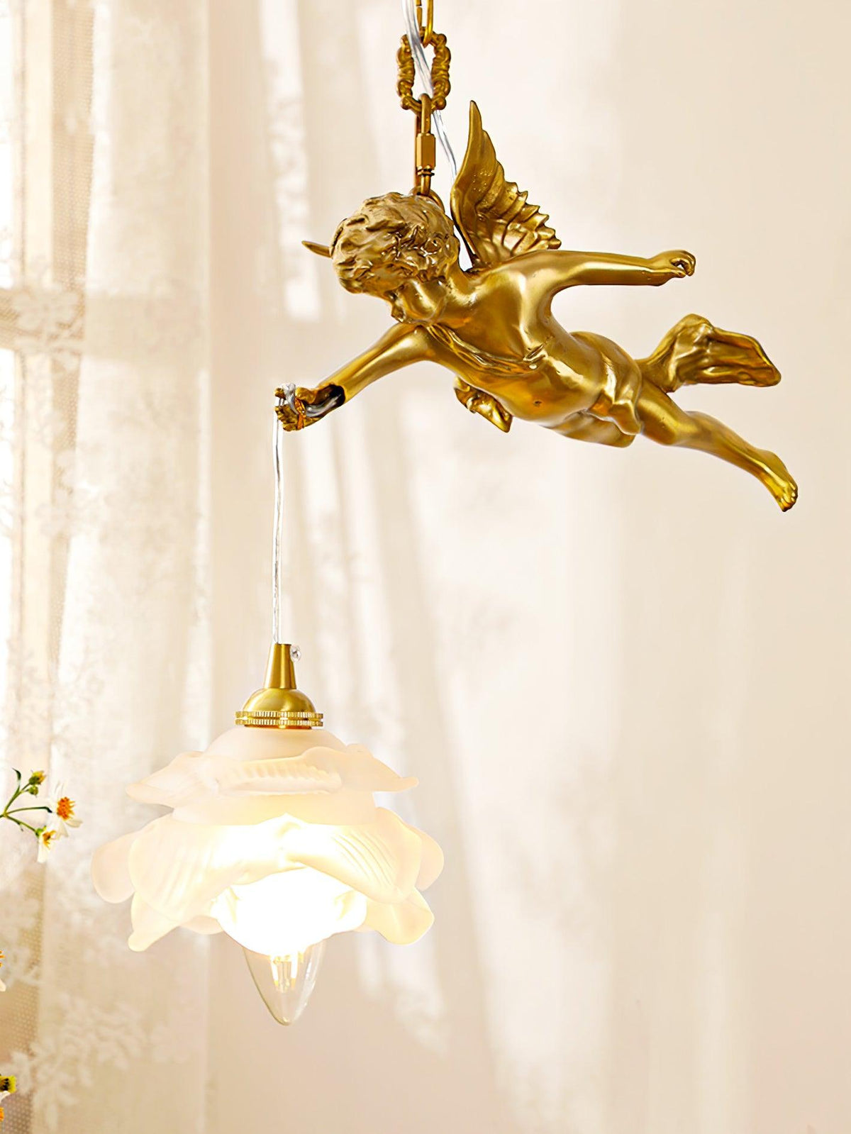 Solene Brass Light Luxury Pendant Light