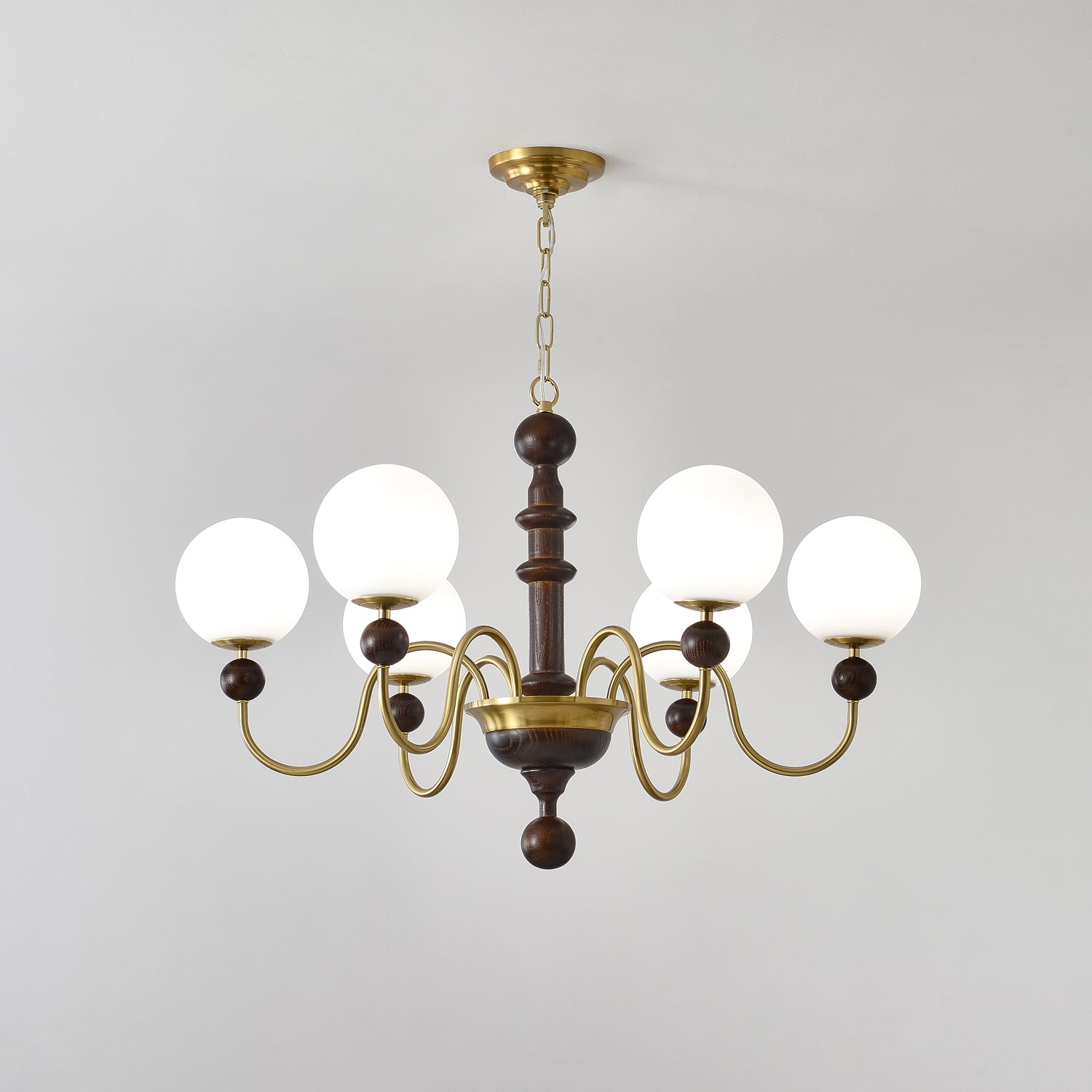 Lumirora Chandelier Vintage Curved Sphere