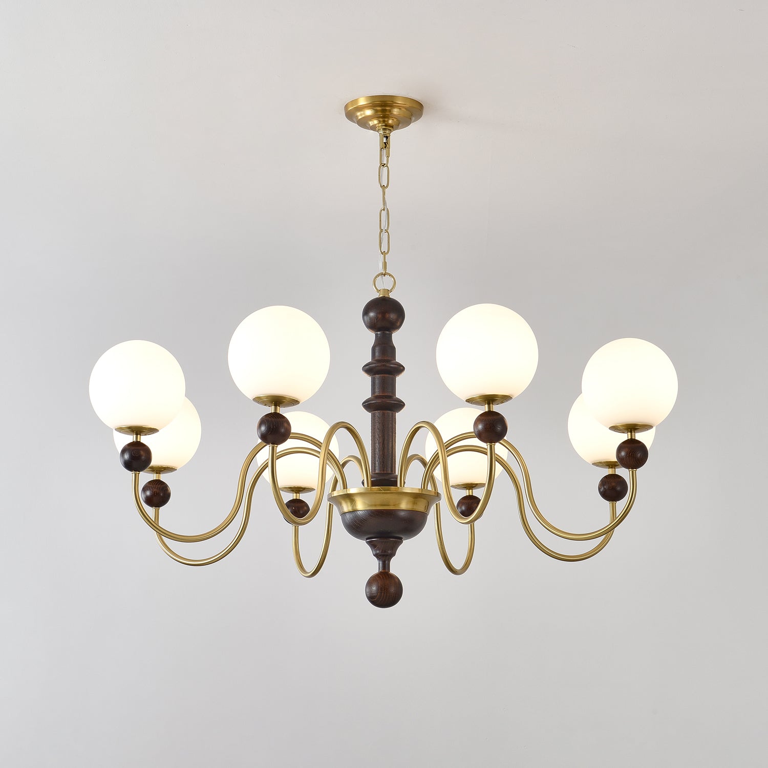 Lumirora Chandelier Vintage Curved Sphere